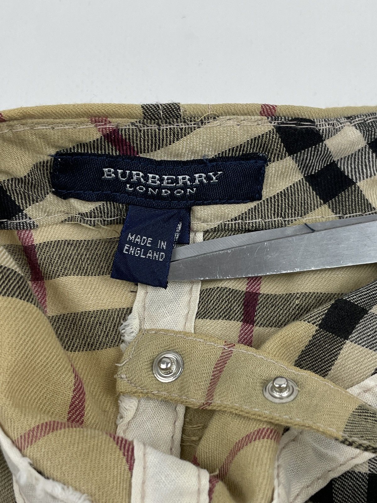 Burberry RARE Nova Check Beige LONDON Bassebal Cap Adjustable Hat M Size ONE SIZE - 10 Thumbnail