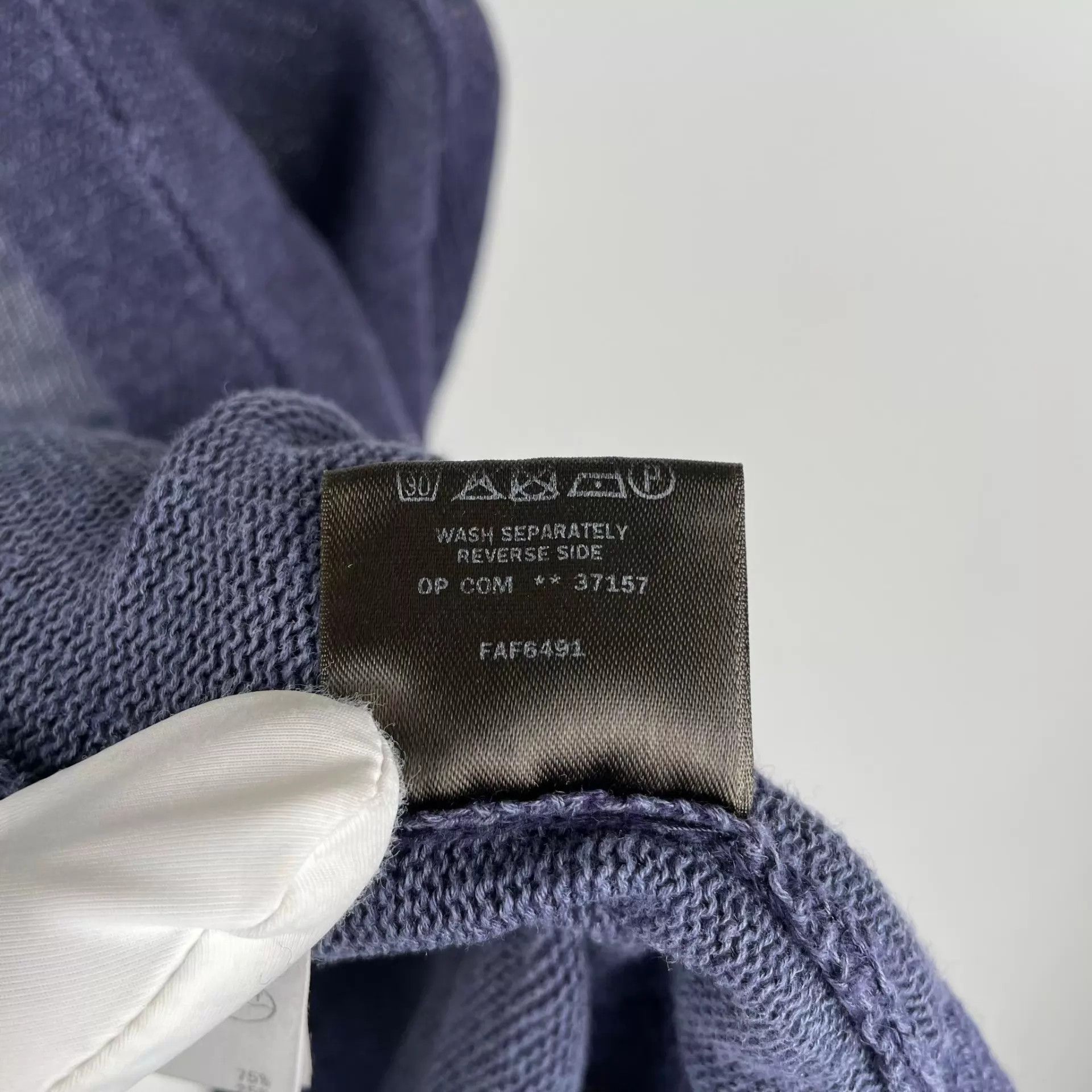 Loro Piana Loro Piana men's short linen-cotton cardigan navy 48 Size US M / EU 48-50 / 2 - 4 Thumbnail