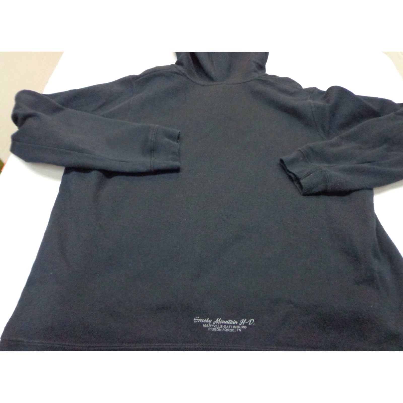 Harley Davidson Harley-Davidson Hoodie Womens XL Long Sleeve Hooded Pullover Black Cotton Blend Logo Size XL / US 12-14 / IT 48-50 - 8 Thumbnail