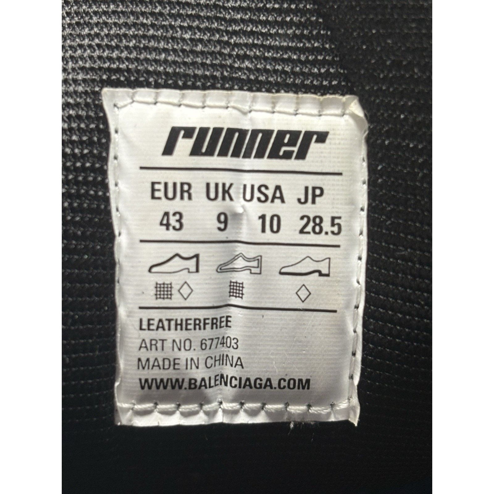 Balenciaga Balenciaga Runner ' White, Blue ' | ONLY WORN 3x Size US 10 / EU 43 - 14 Thumbnail