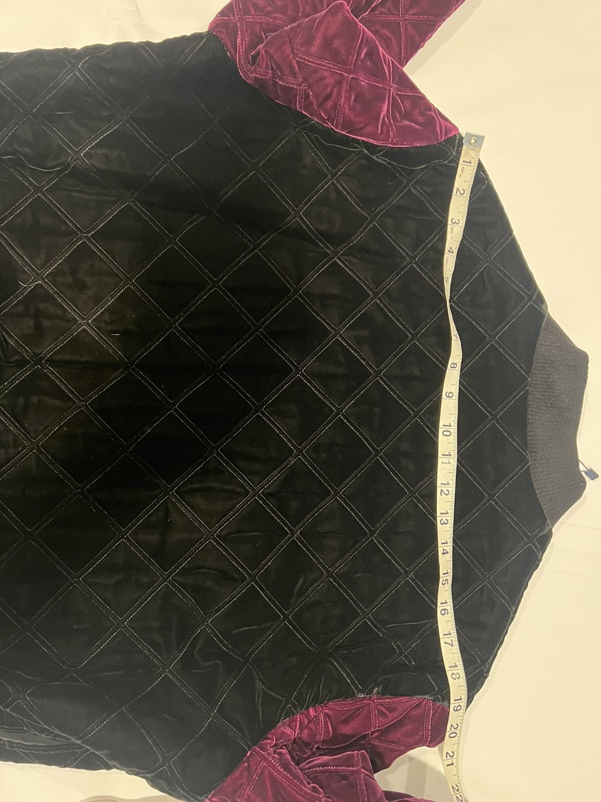Saint Laurent Paris Saint Laurent quilted velvet jacket. 54/44. $5390 Size US L / EU 52-54 / 3 - 9 Thumbnail