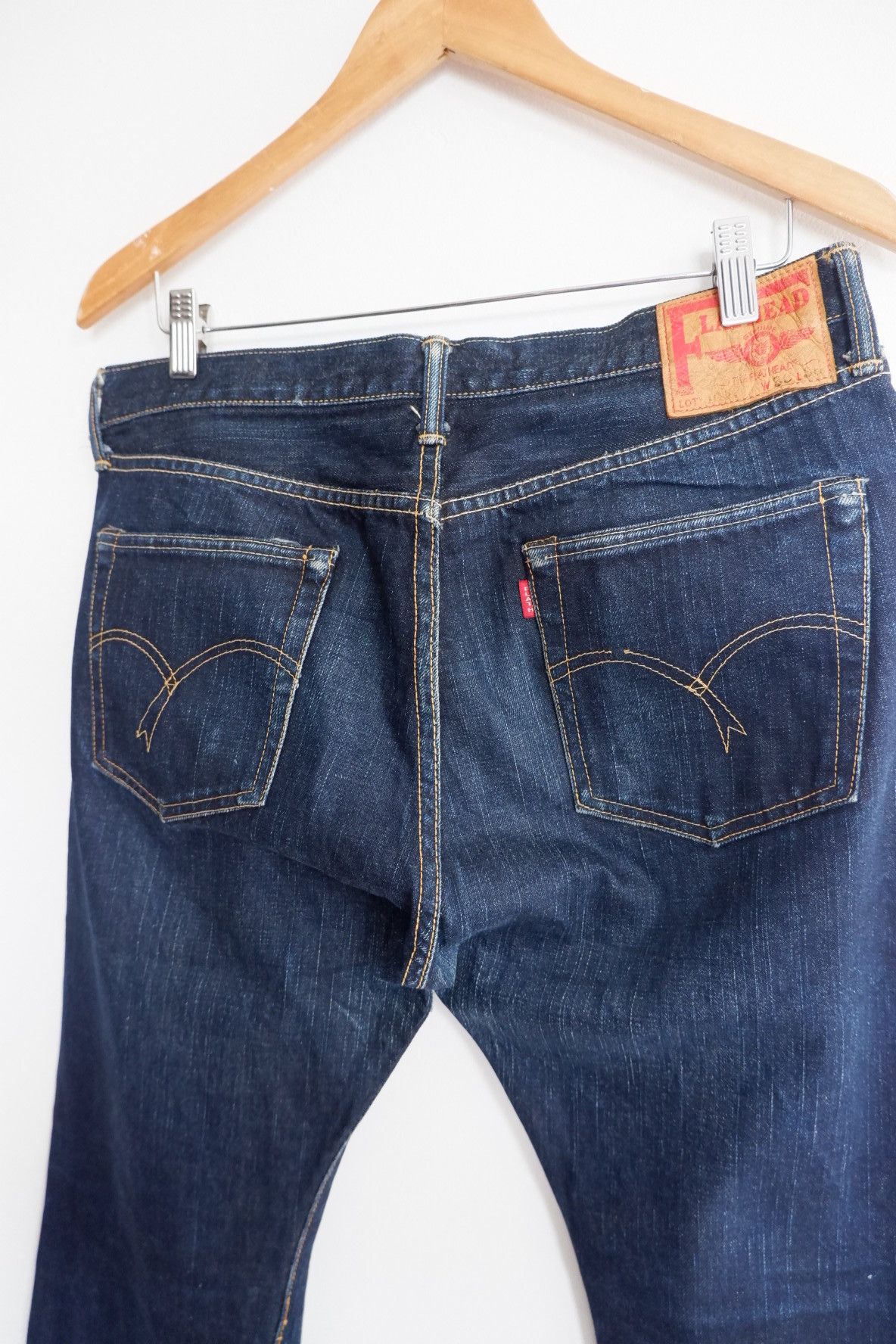 The Flat Head Vintage 2000s The Flat Head Boot Cut Jeans Non Selvedge Size US 32 / EU 48 - 4 Thumbnail