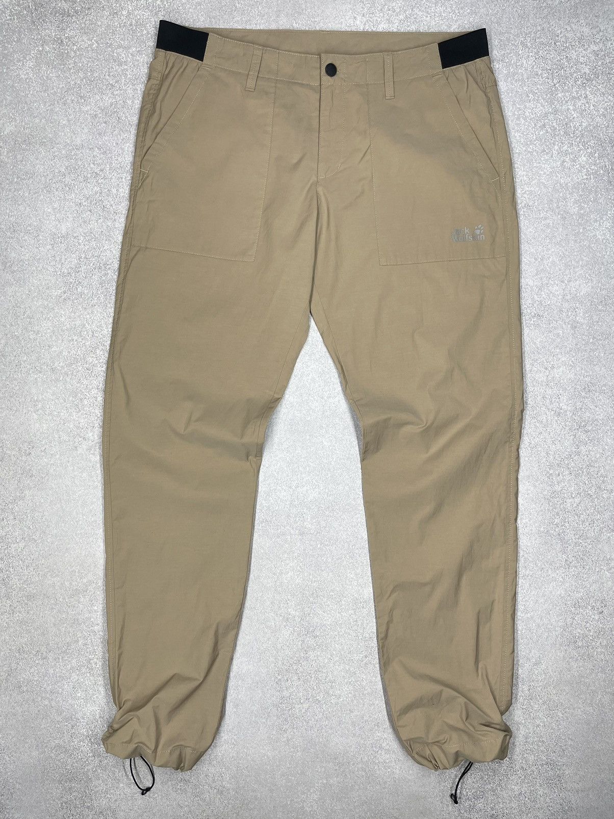 Jack Wolfskin Mens Jack Wolfskin Pants Beige Outdoor Multipocket Y2K Size US 34 / EU 50 - 2 Thumbnail