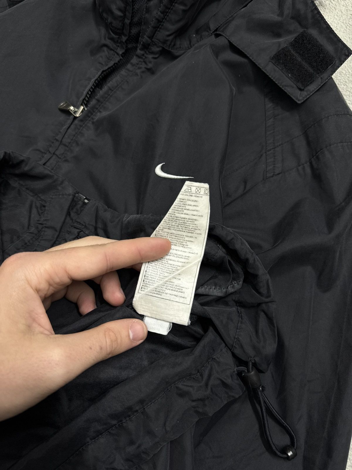 Nike Vintage Y2K Nike Nylon Mini Logo Jacket 00’s Size US M / EU 48-50 / 2 - 10 Thumbnail