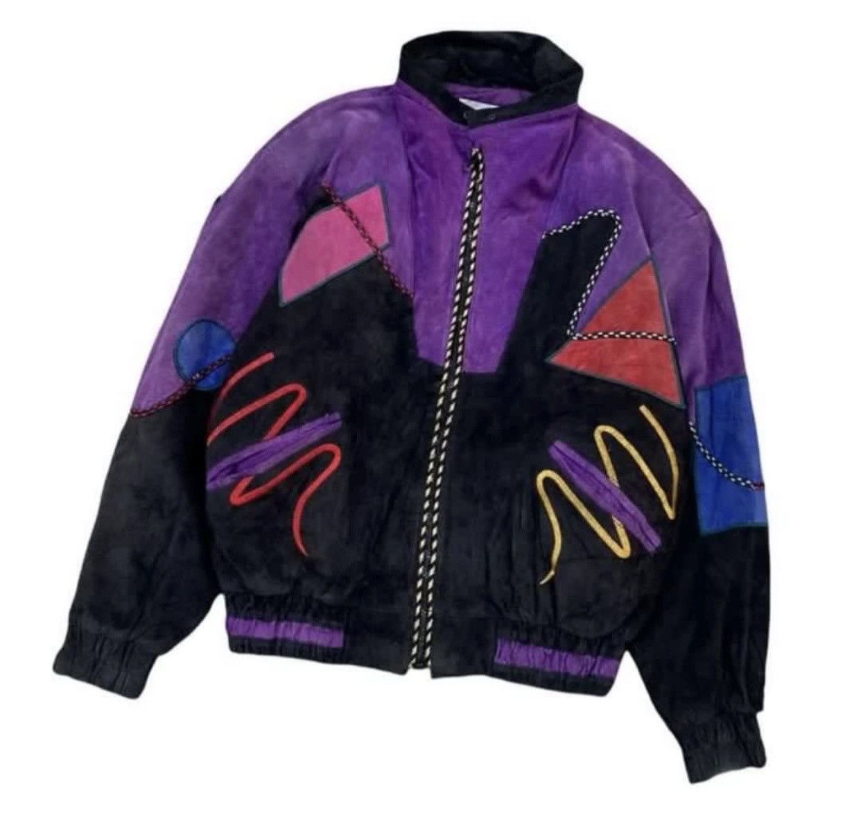 Genuine Leather × Vintage VINTAGES CRISS CRISS INSPIRED PICASSO SUEDE LEATHER JACKET Size US M / EU 48-50 / 2 - 2 Thumbnail