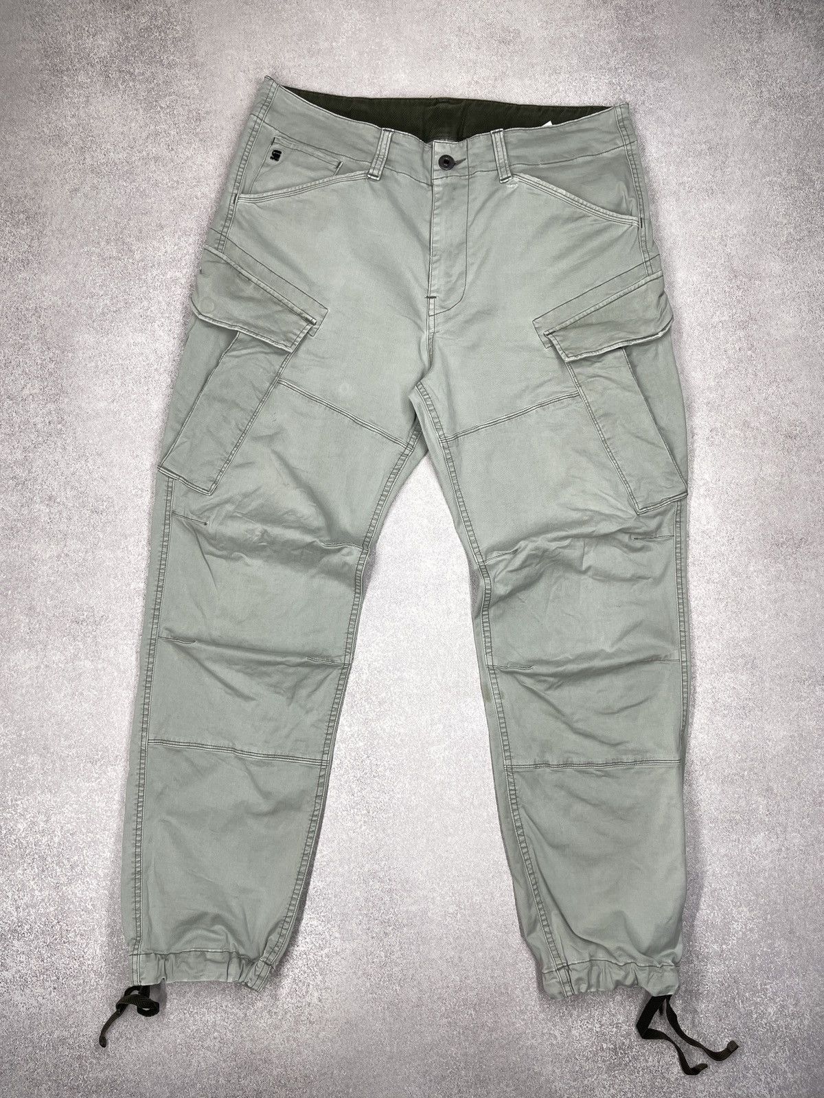 G-Star Mens G Star Raw Rovic Loose Cargo Pants Size 33x32 Size US 33 - 2 Thumbnail