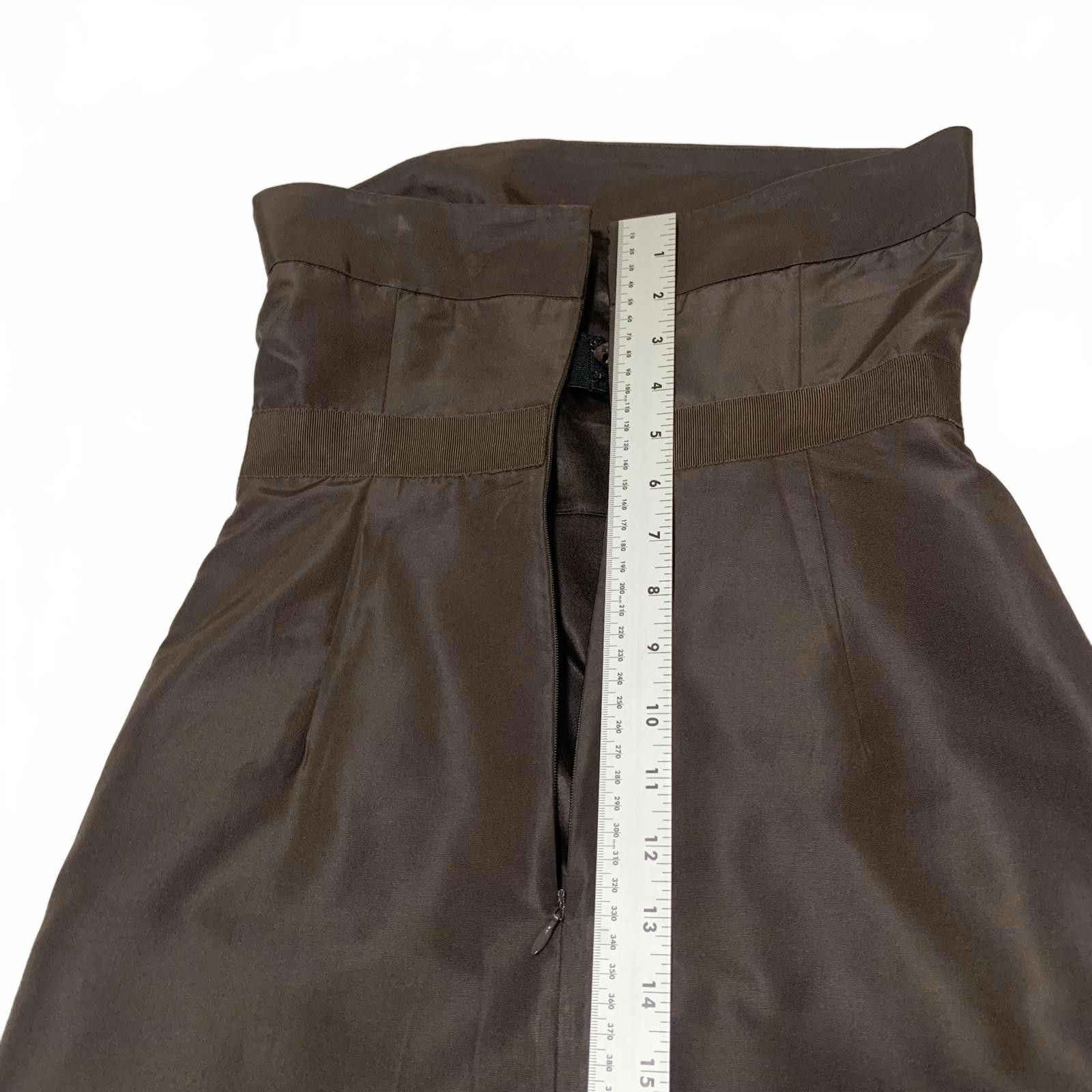 J.Crew J.Crew Strapless Silk Dress Size 0 Petite Brown 100% Silk Size XS / US 0-2 / IT 36-38 - 9 Thumbnail