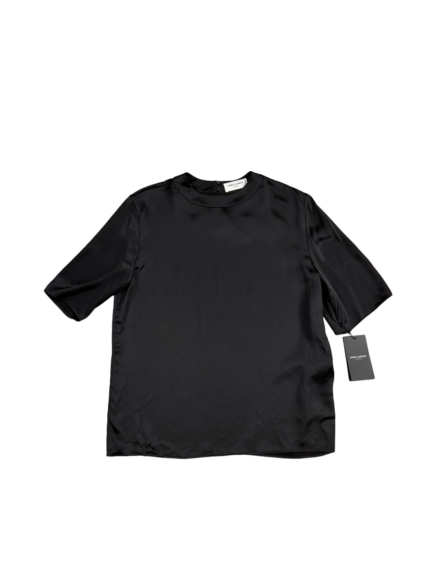 Saint Laurent Paris Saint Laurent Uniform Silk Blouse Size 36 Size XS / US 0-2 / IT 36-38 - 1 Thumbnail