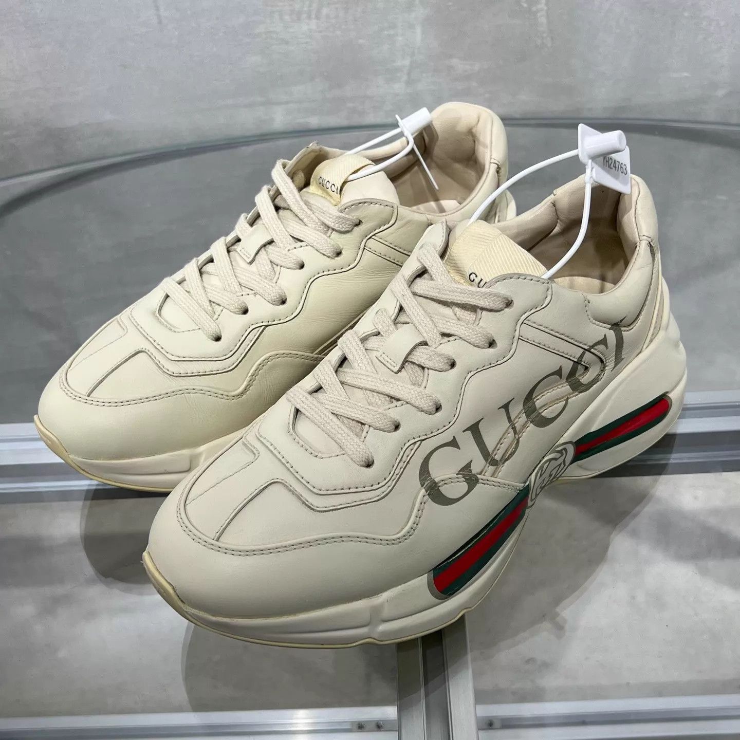 Gucci Gucci Rhyton Ivory Dad Shoe EUR 37.5 Size US 7 / IT 37 - 2 Thumbnail