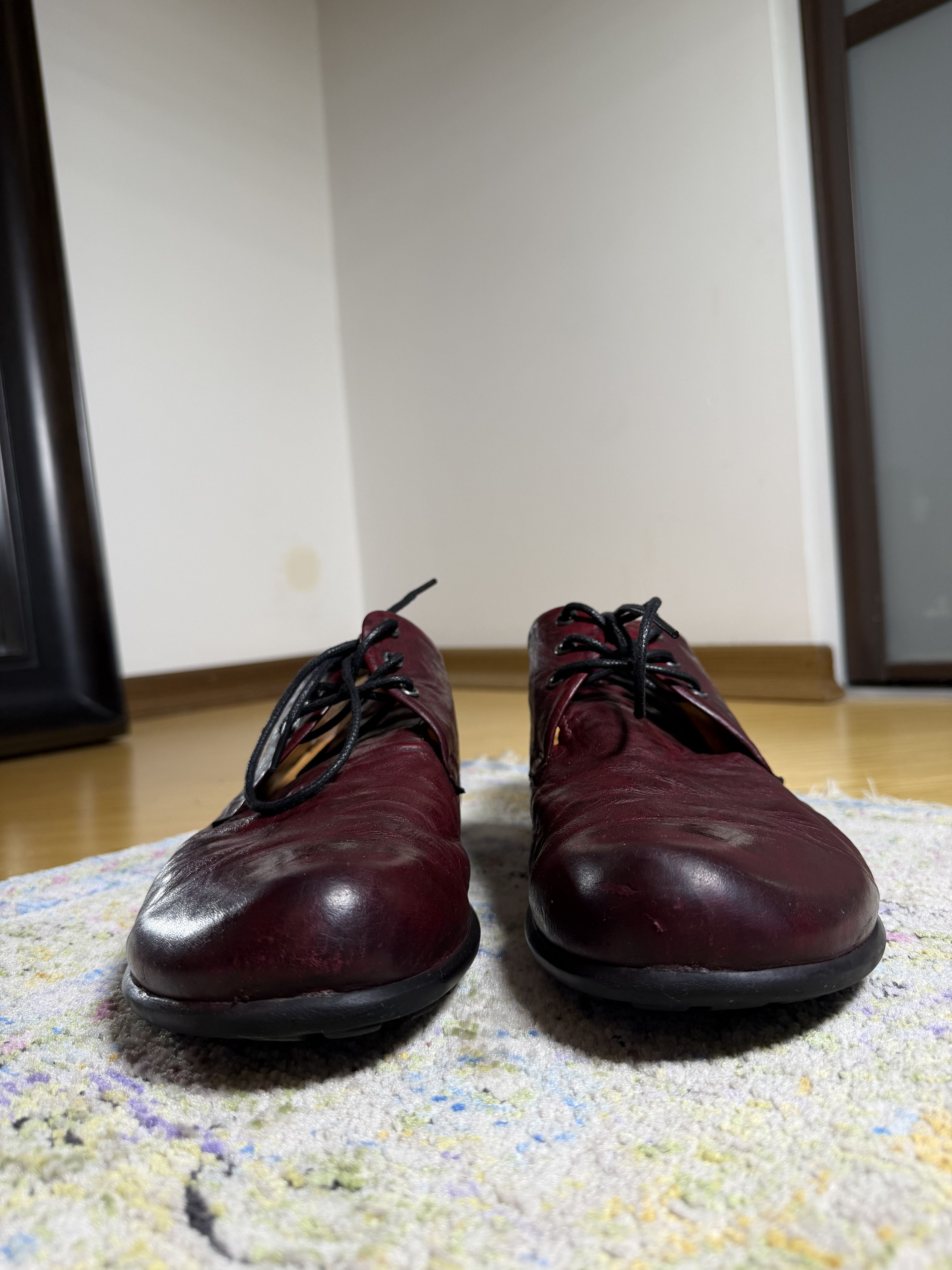 Genuine Leather Think! Menscha Barefoot Bordeaux Casual Shoes Size US 12 / EU 45 - 5 Thumbnail