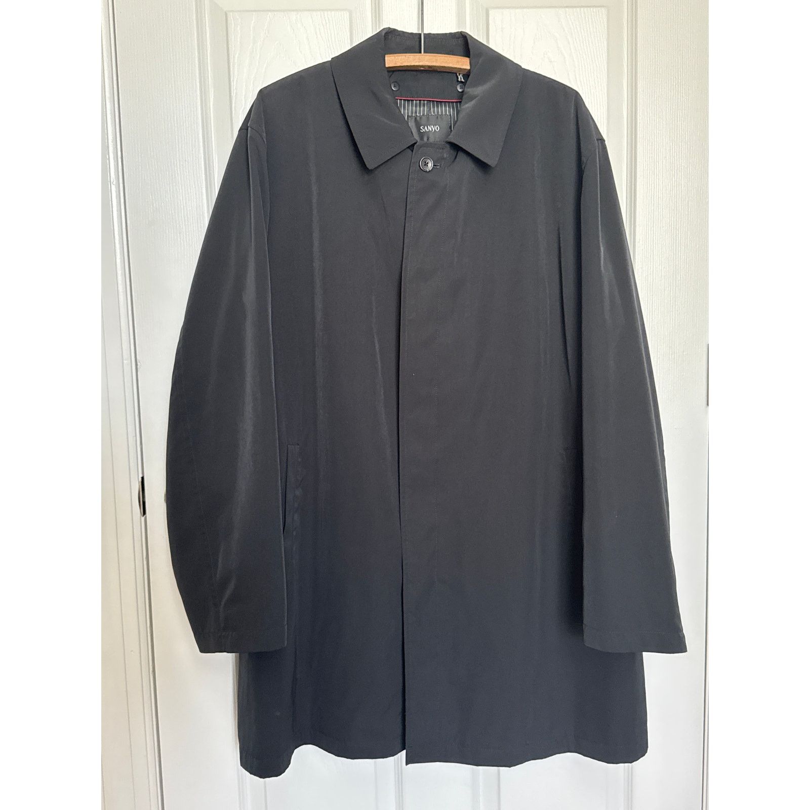 Sanyo Sanyo New York preppy black coat removble wool liner 46 R Size US XL / EU 56 / 4 - 16 Thumbnail