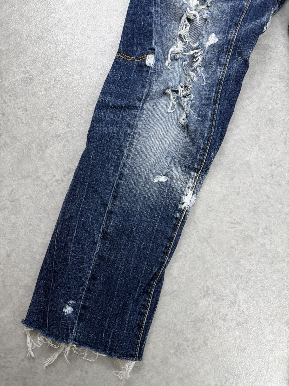 Dsquared2 Dsquared2 Kenny Twist Distressed Jeans Cropped Size 46 Size US 30 / EU 46 - 3 Thumbnail