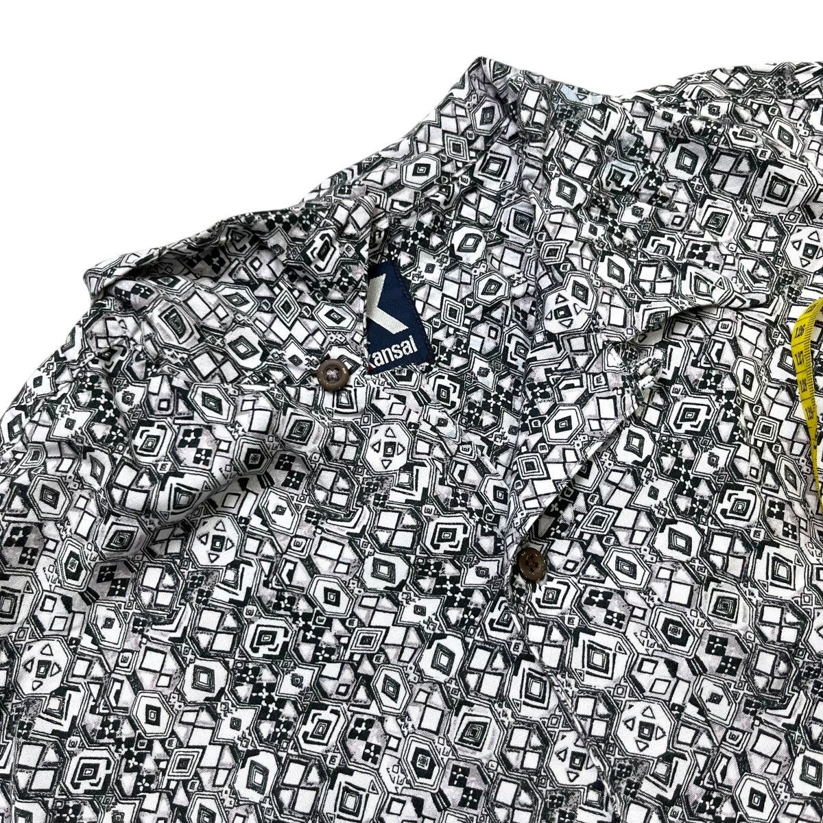 Kansai Yamamoto Kansai batik pattern loop collar shirt Size US XL / EU 56 / 4 - 4 Thumbnail