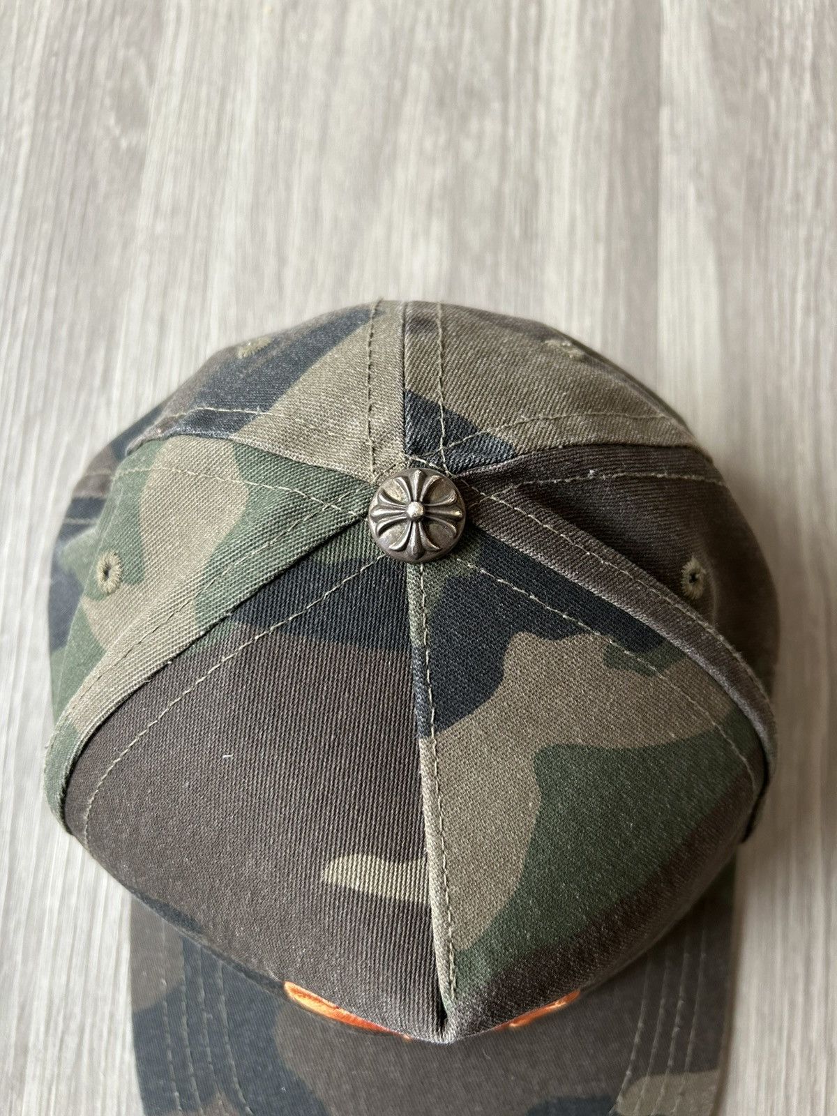 Chrome Hearts Chrome Hearts CH Baseball Snapback Hat Camo Size ONE SIZE - 3 Thumbnail