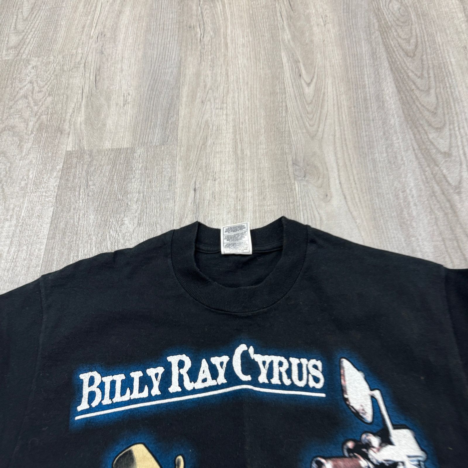 Vintage Vintage Billy Ray Cyrus Shirt Men's Medium Black 90s Size US M / EU 48-50 / 2 - 3 Thumbnail