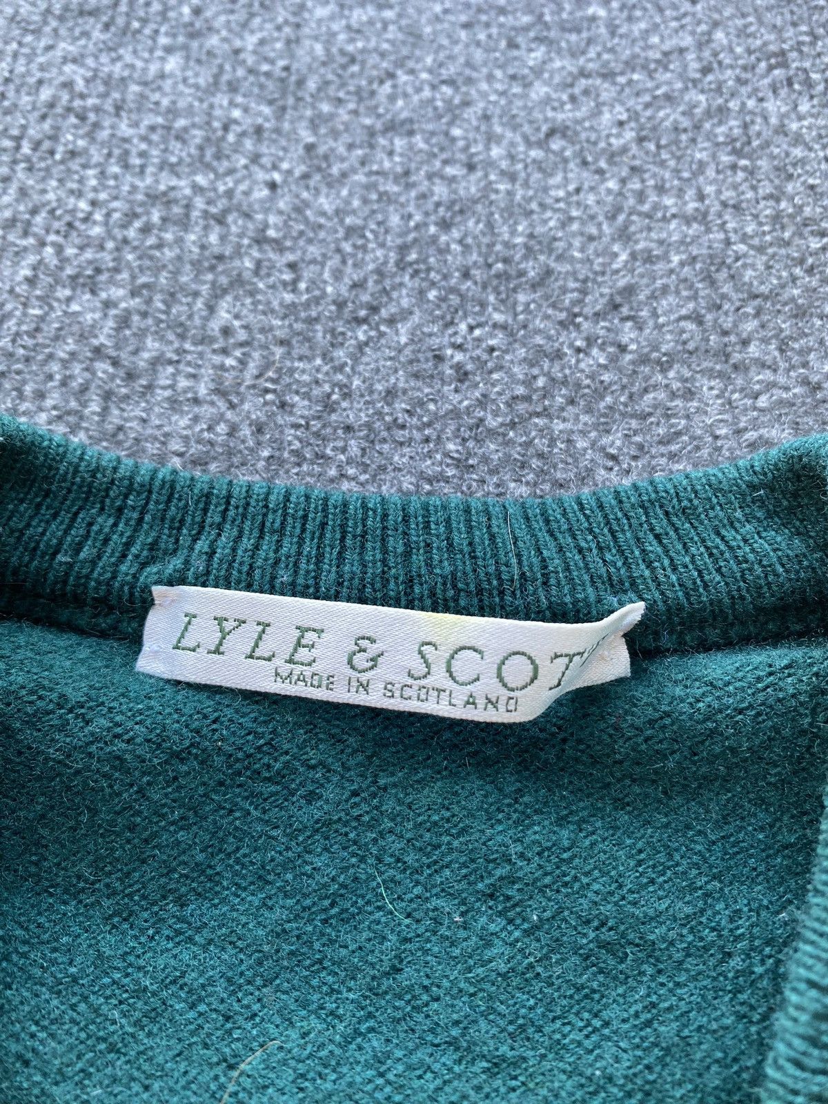 Lyle & Scott 🔥90s Lyle Scott Scotland crieff golf club v neck pullover Size US XL / EU 56 / 4 - 2 Thumbnail