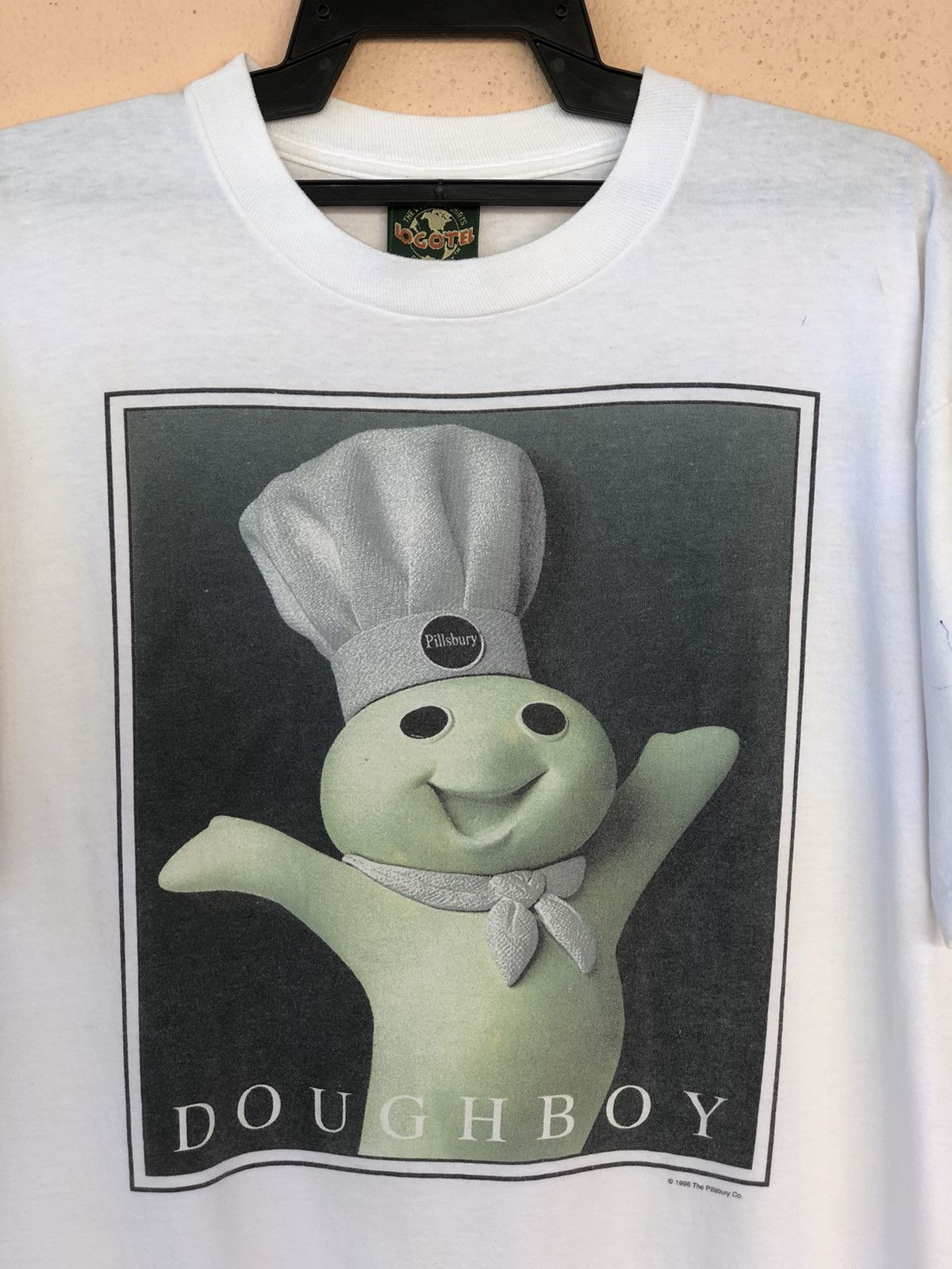 Vintage Vintage 90s DOUGHBOY Cartoon Advertising Tee Size US L / EU 52-54 / 3 - 2 Thumbnail