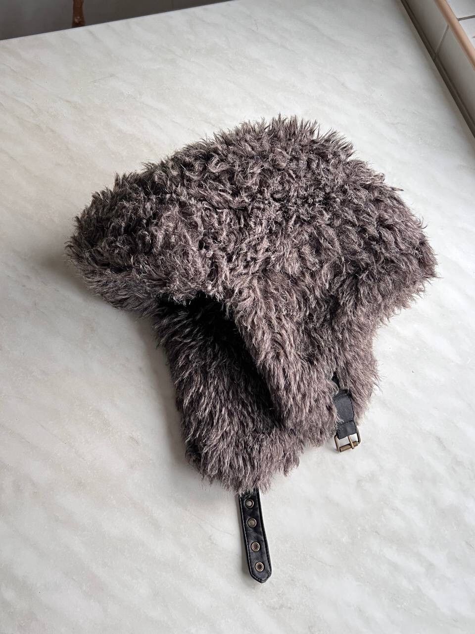 Japanese Brand × Vintage Japanese Vintage Fur Alt Emo Trapper Hat Size ONE SIZE - 1 Thumbnail