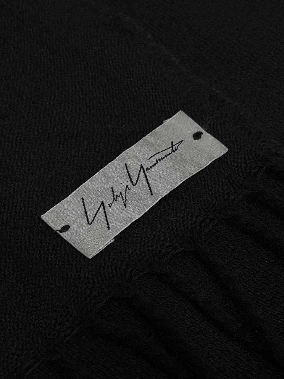 Yohji Yamamoto Archive Yohji Yamamoto Avangard Wool Scarf Size ONE SIZE - 3 Thumbnail