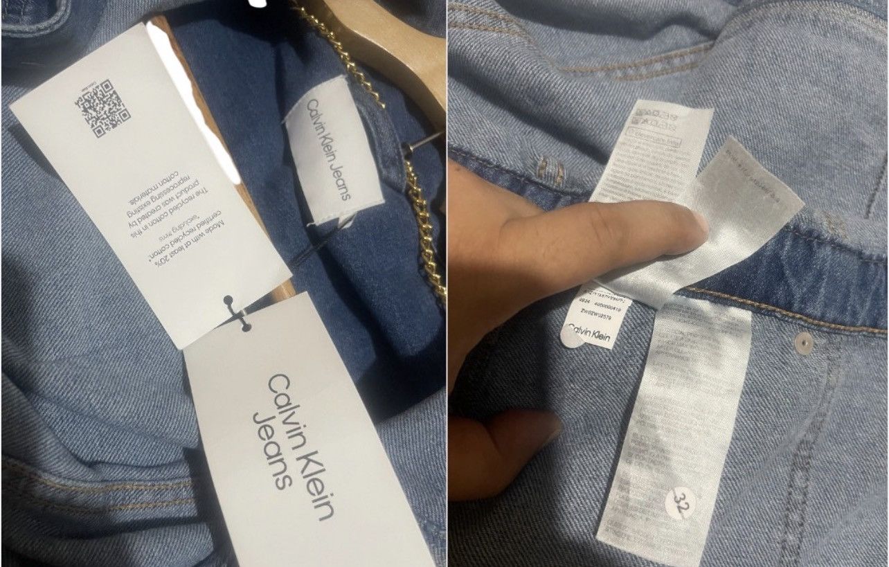 Calvin Klein Calvin Klein Jeans Trucker Blue Denim Midi Dress Size M / US 6-8 / IT 42-44 - 8 Thumbnail