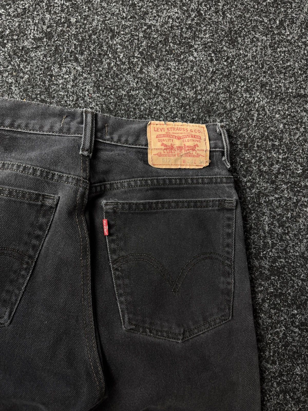 Levi's Vintage 00s Y2K Rework Levi’s 517 Black Jeans Denim pants Size US 29 - 10 Thumbnail