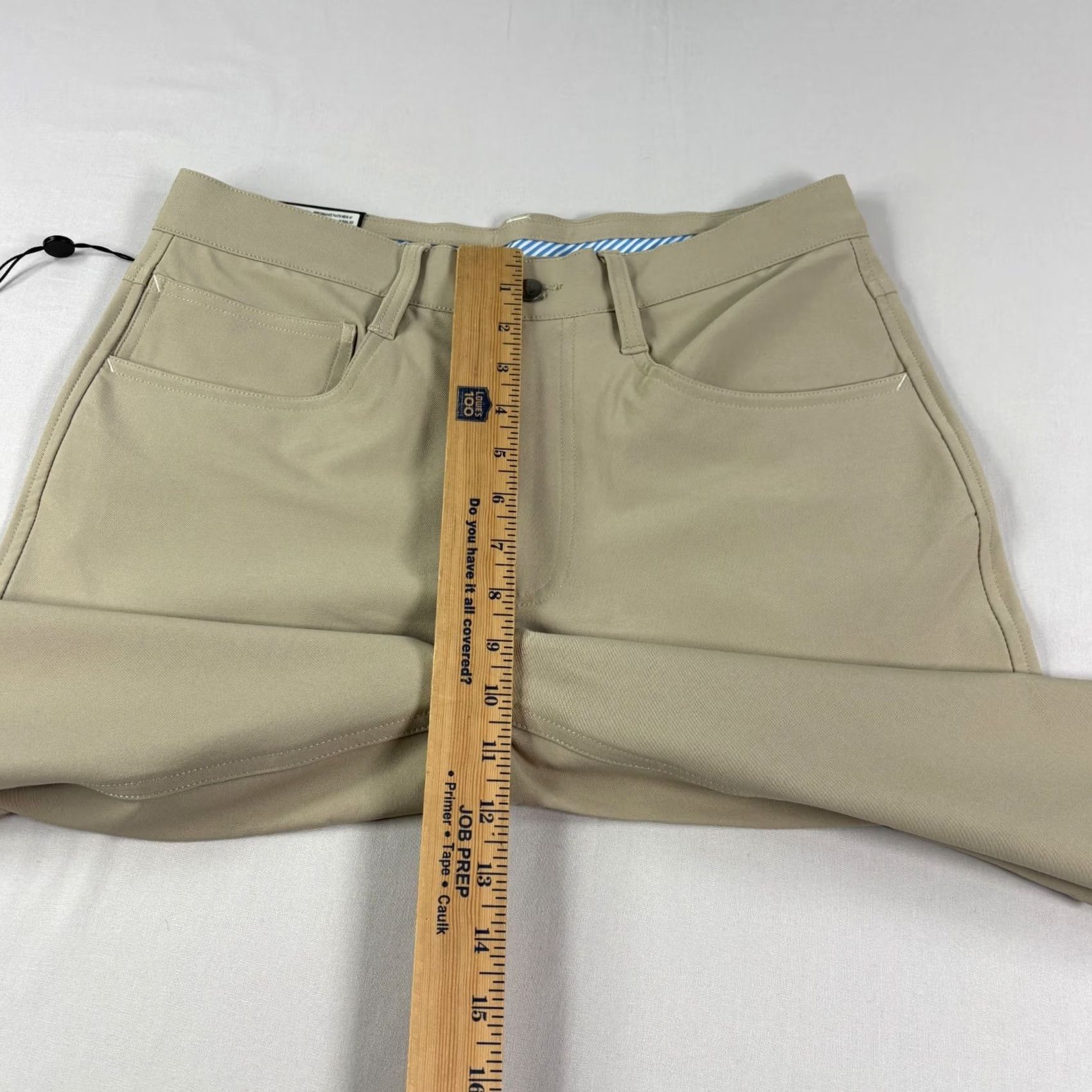 Footjoy FootJoy Pants Mens 30x32 Beige Chino Athletic Stretch NEW Athletic Fit Flat Front Casual 30 Jeans? Size US 30 / EU 46 - 7 Thumbnail