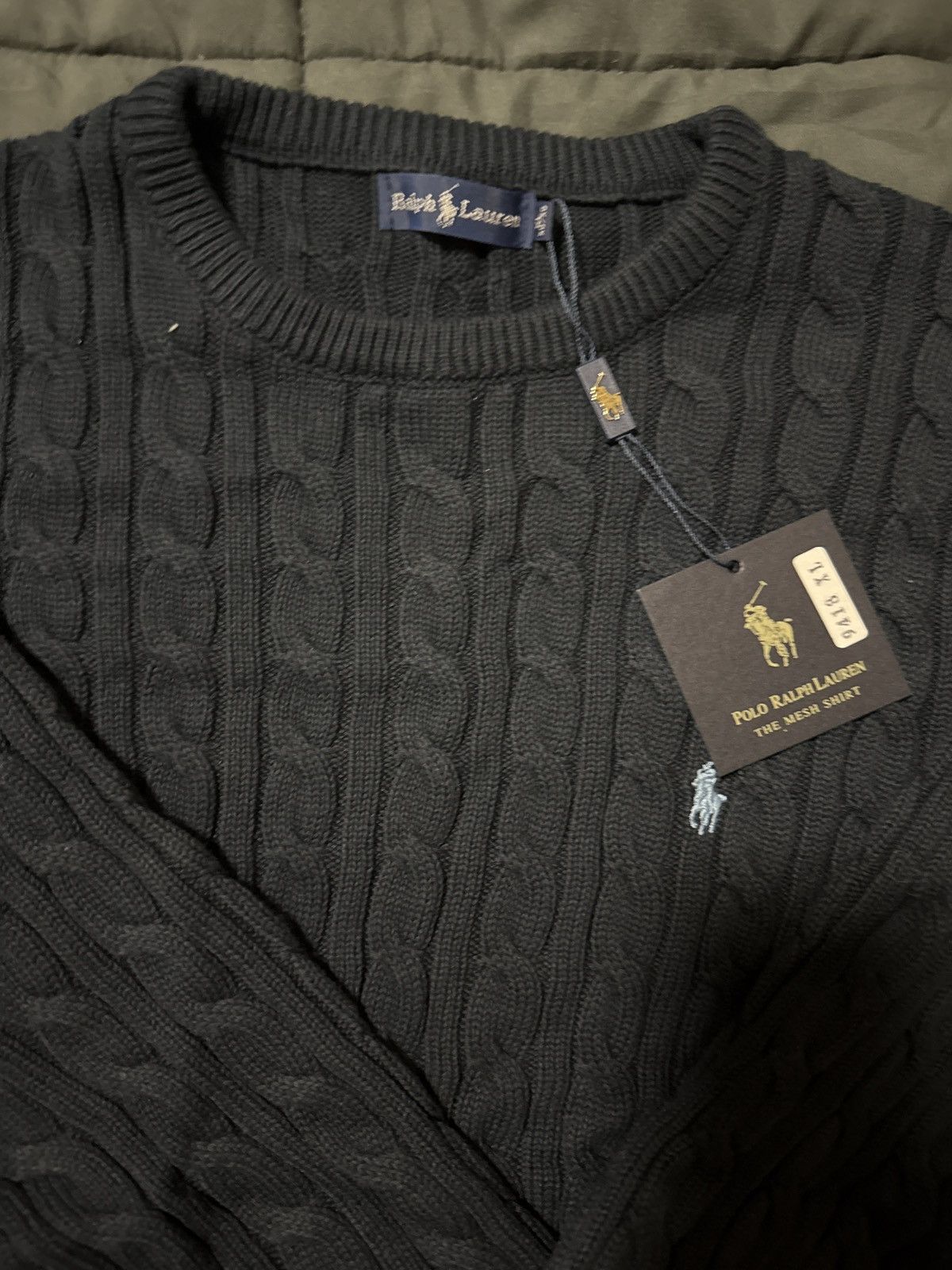 Polo Ralph Lauren Ralph Lauren Polo Navy knit Cotton Sweater Xl Size US XL / EU 56 / 4 - 2 Thumbnail