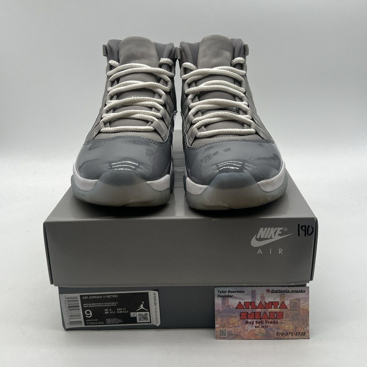 Jordan Brand Air Jordan 11 cool grey Size US 9 / EU 42 - 2 Thumbnail