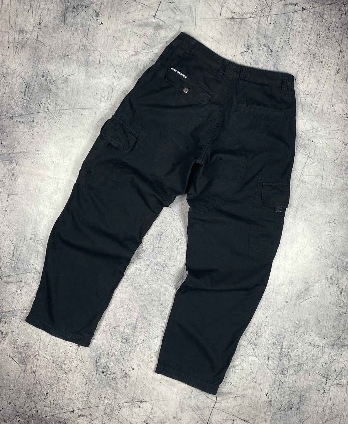 Fox Racing Fox Racing Black Cargo Pants Size 30 Y2K Made In Hong Kong Size US 30 / EU 46 - 16 Thumbnail