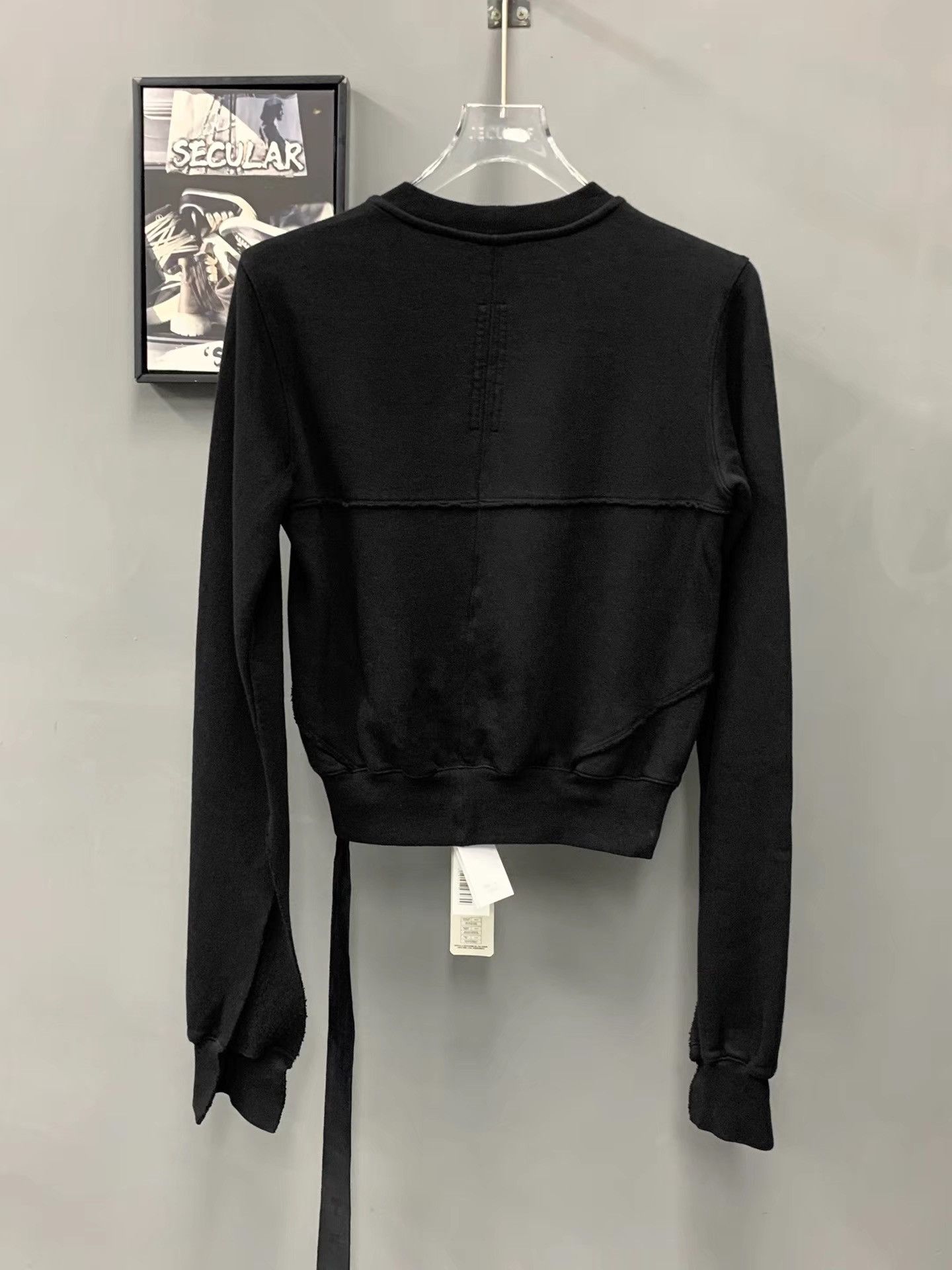 Rick Owens Rick Owens 23SS Black Pentagram Cropped Hoodie K34 Size M / US 6-8 / IT 42-44 - 2 Thumbnail