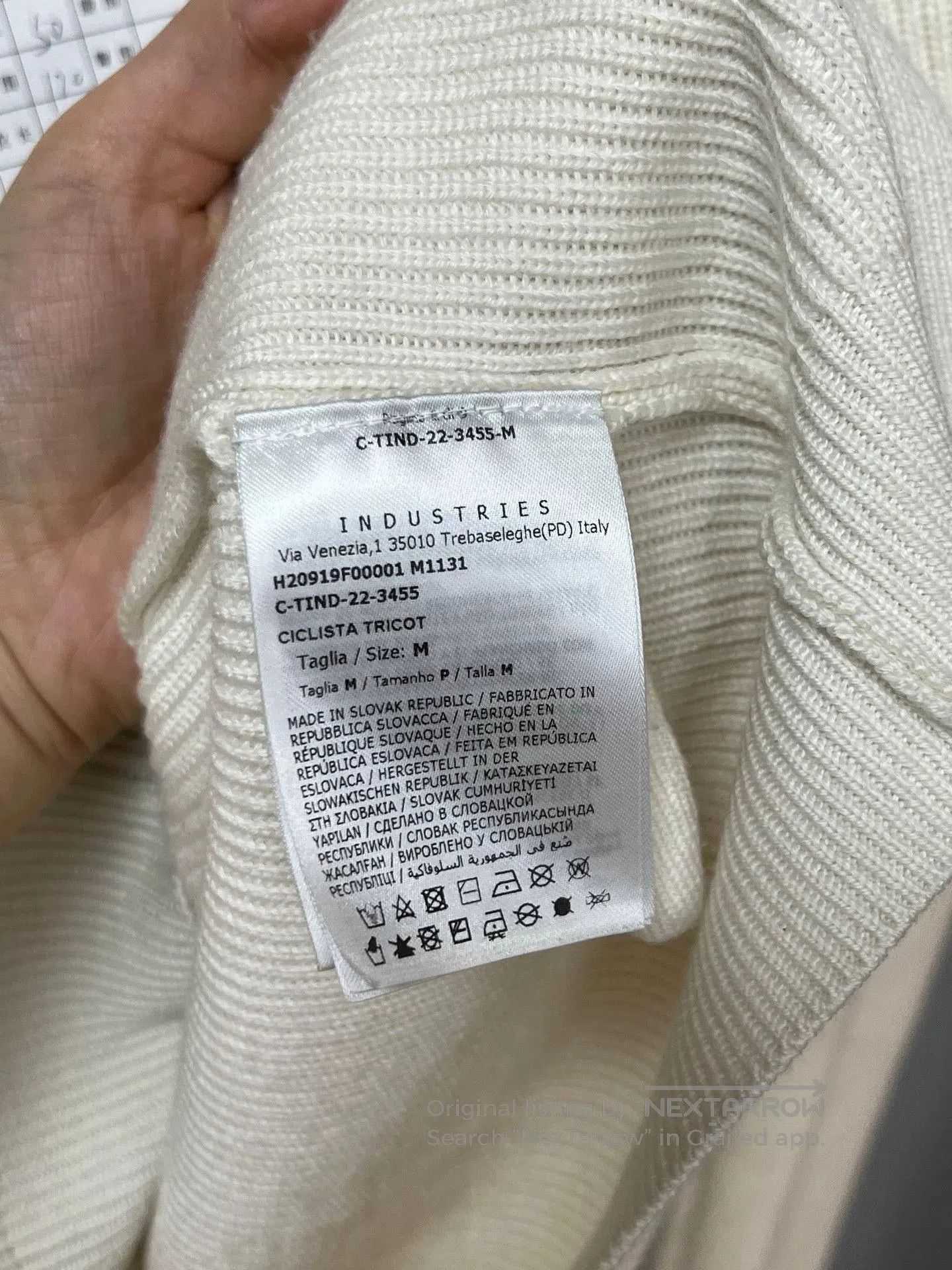 Moncler beige half-zip wool sweater by Moncler. Size US M / EU 48-50 / 2 - 4 Thumbnail