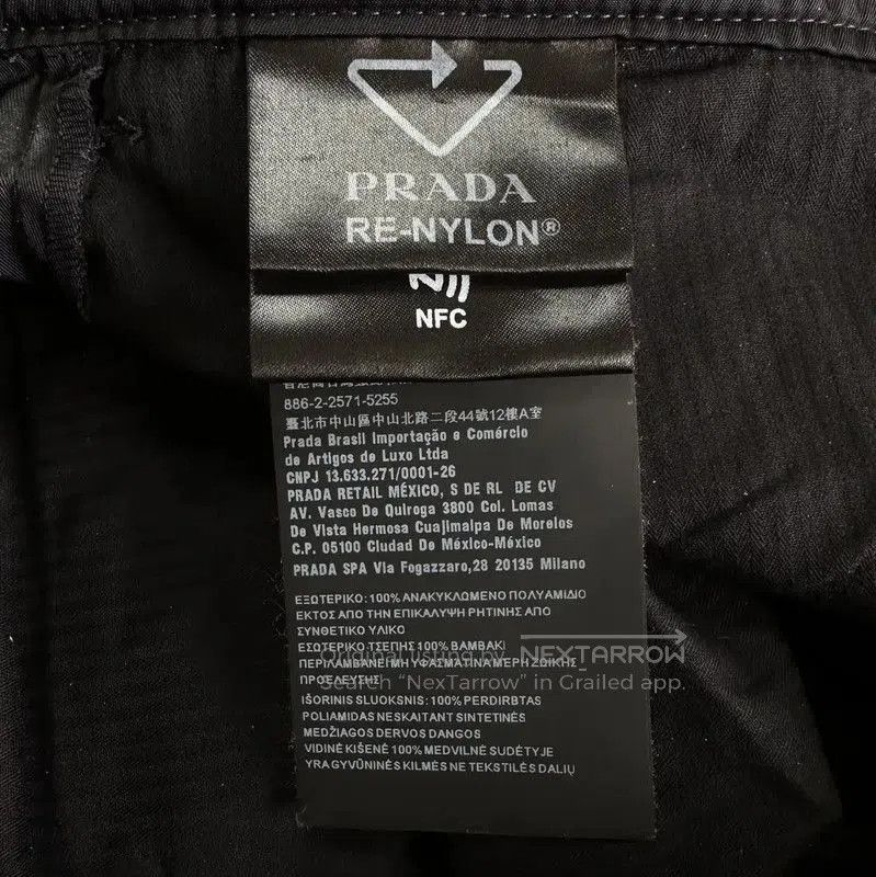 Prada Prada Black Polyester Logo Men's Shorts. Size US 31 - 5 Thumbnail