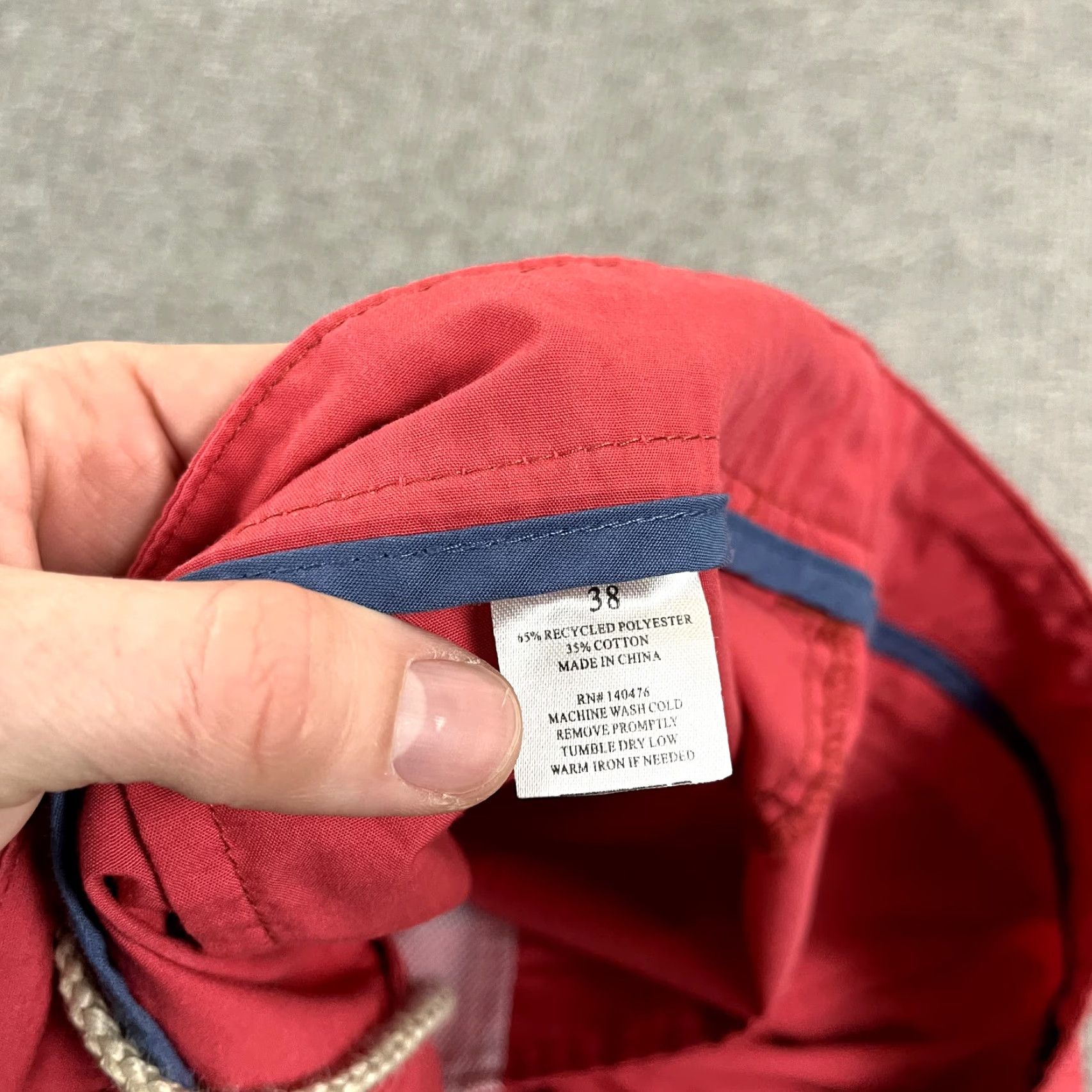 Faherty Faherty Shorts Men Adult 38 Red ALL DAY Golf Beach Preppy Drawstring 5-Pocket Chino Mens Size US 38 / EU 54 - 7 Thumbnail