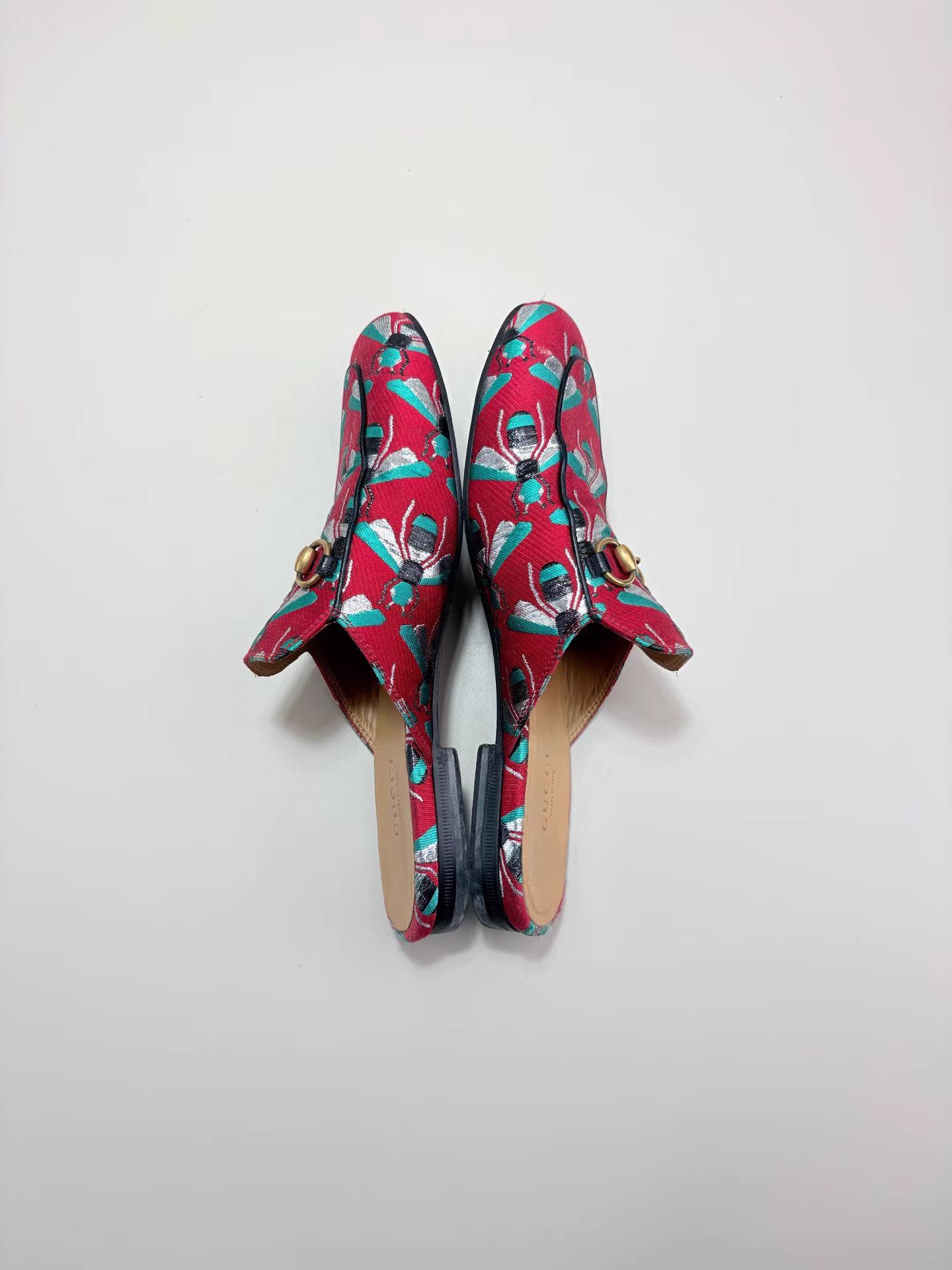 Gucci GUCCI Bee Horsebit Slippers K1 Size US 7 / IT 37 - 5 Thumbnail