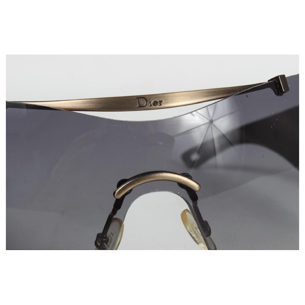 Christian Dior Monsieur Christian Dior “Western” Limited Vintage Shield Sunglasses Size ONE SIZE - 8 Thumbnail