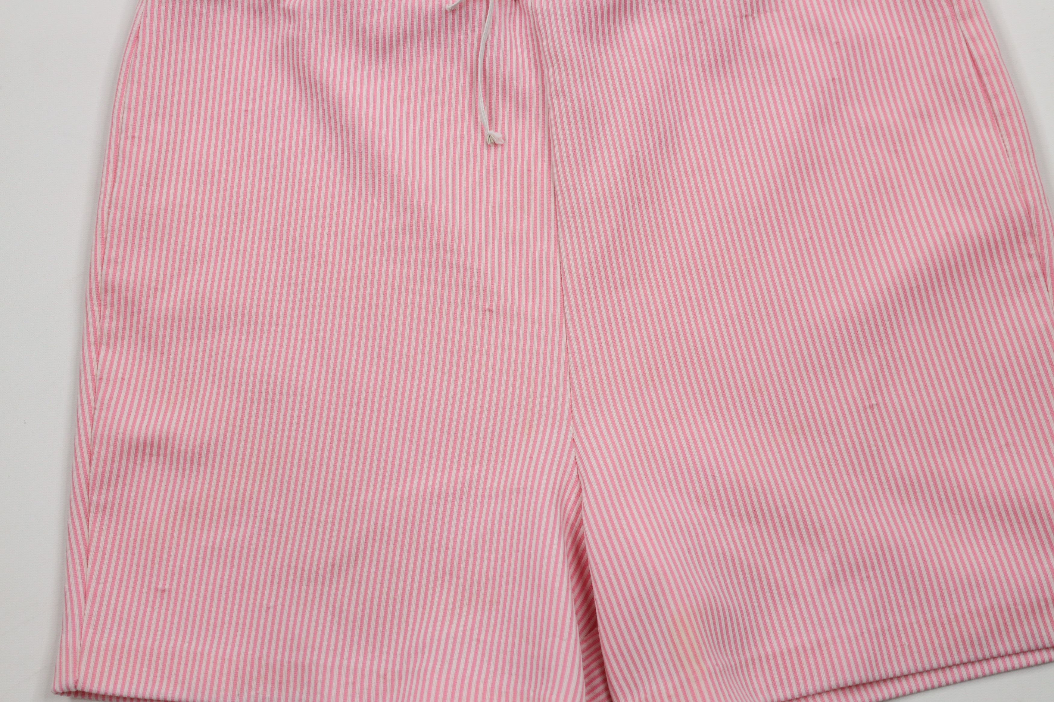 Vintage Vintage 50s 60s Streetwear Knit Above Knee Shorts Pink USA Size 32" / US 10 / IT 46 - 3 Thumbnail