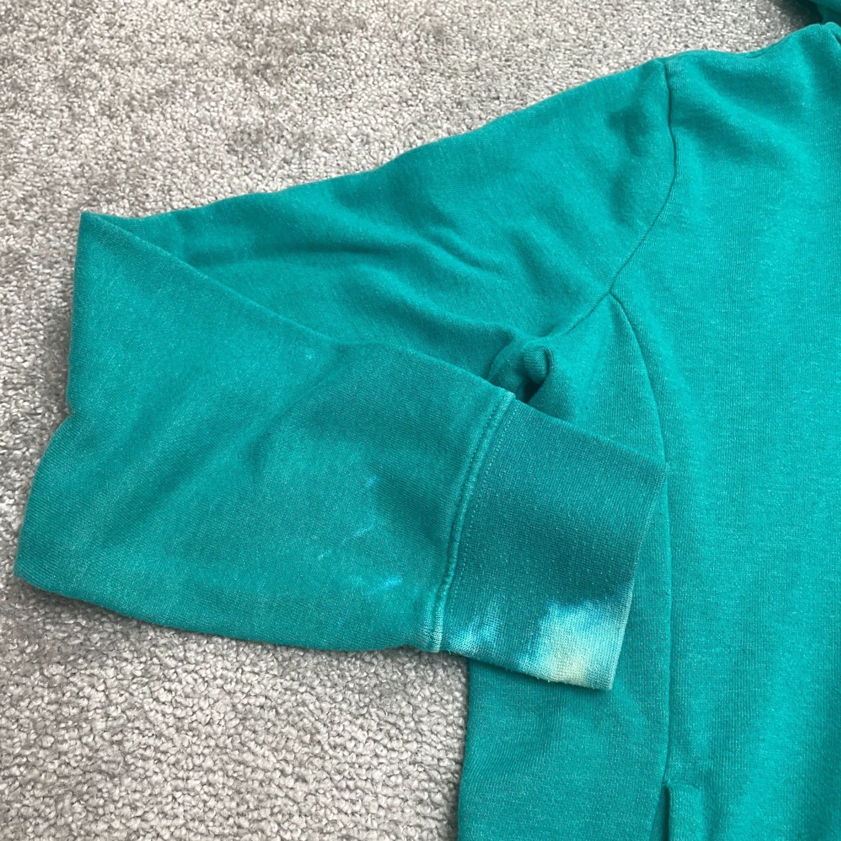 The North Face The North Face Pullover Hoodie Sweatshirt Womens Large Green Logo Casual Hoodie Size L / US 10 / IT 46 - 6 Thumbnail