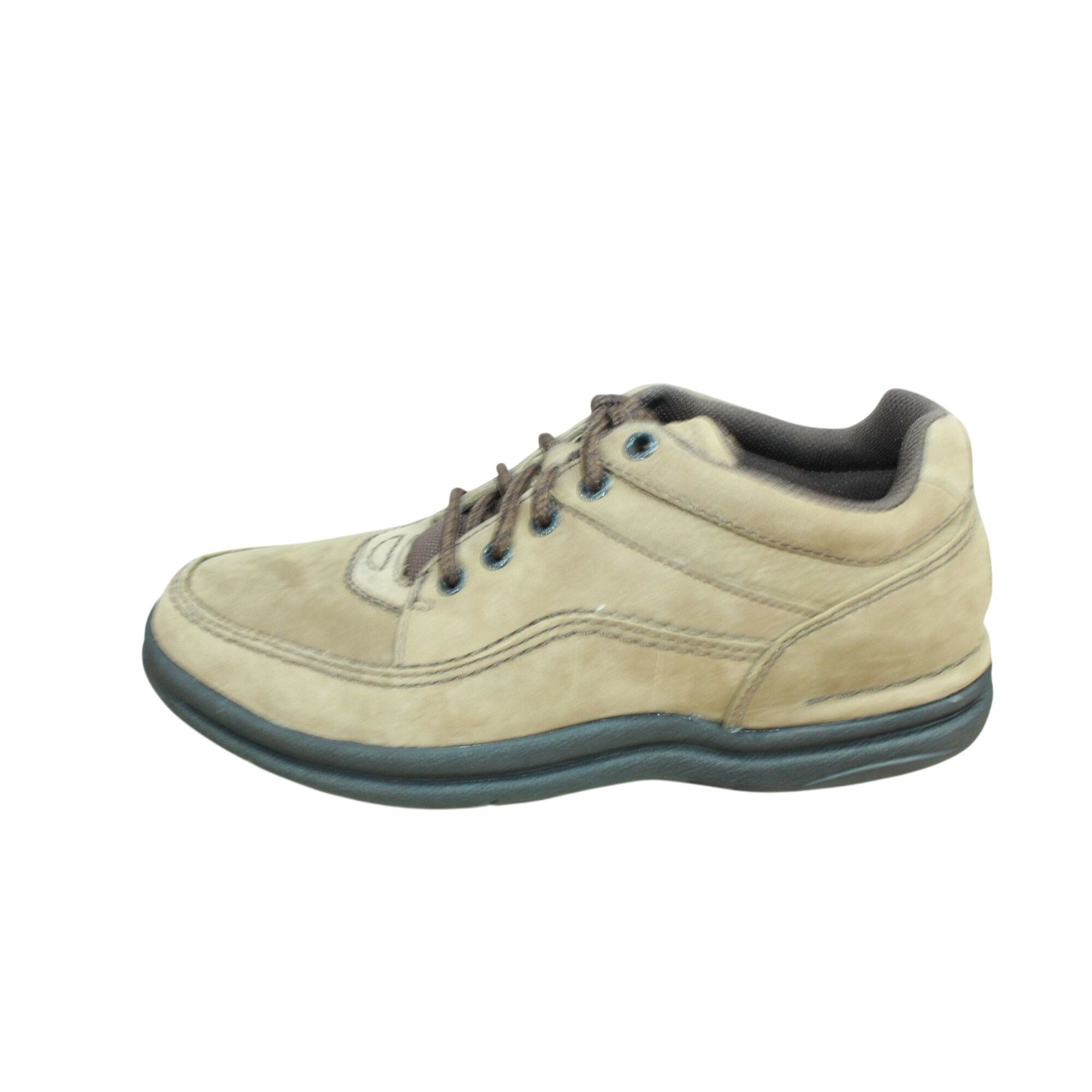 L L Bean x Leather Rockport World Tour Oxford Tan Leather Size 8.5 Wide Shoes in Brown, Men's