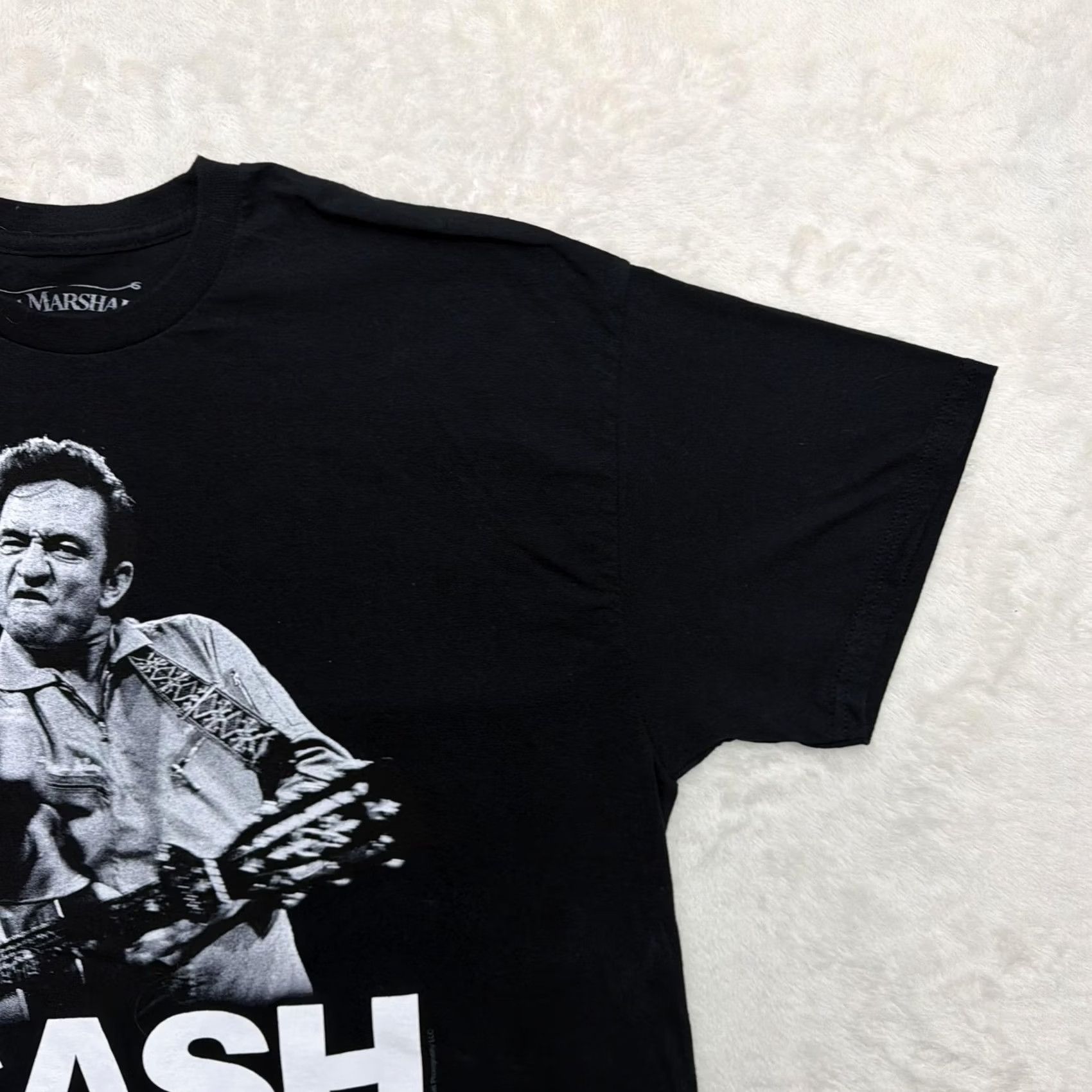 Vintage Jim Marshall Clothing Cash Shirt Mens XL Black Graphic Print Tee Music Shirt Size US XL / EU 56 / 4 - 4 Thumbnail