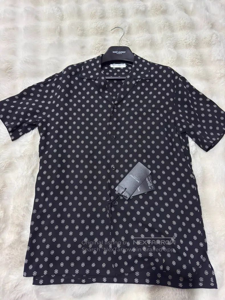 Other Saint Laurent Paris size 37 Snowflake Shark Collar Shirt Size US XS / EU 42 / 0 - 1 Thumbnail