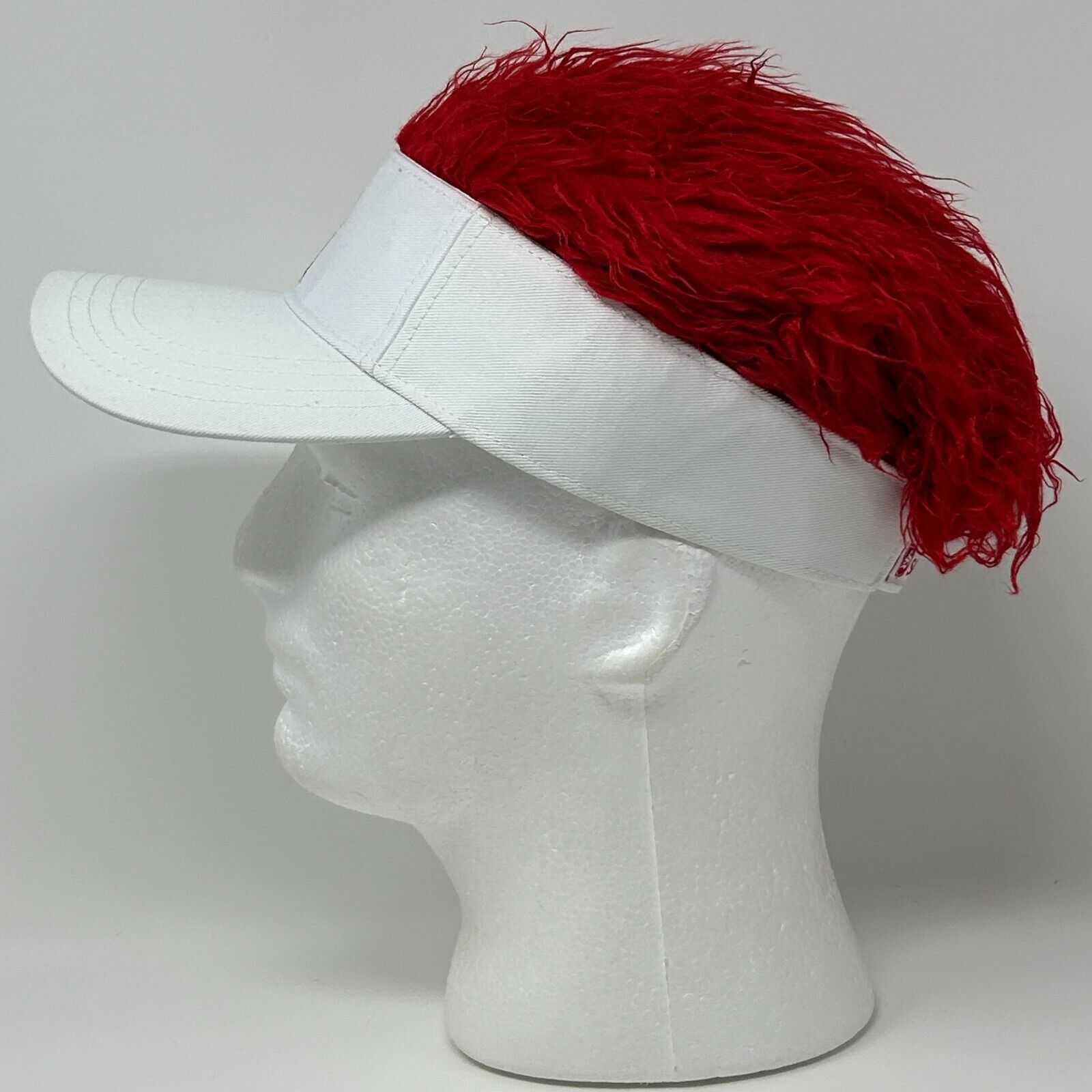 MLB Los Angeles LA Angels Red Flair Hair Visor Hat Cap Size ONE SIZE - 9 Thumbnail