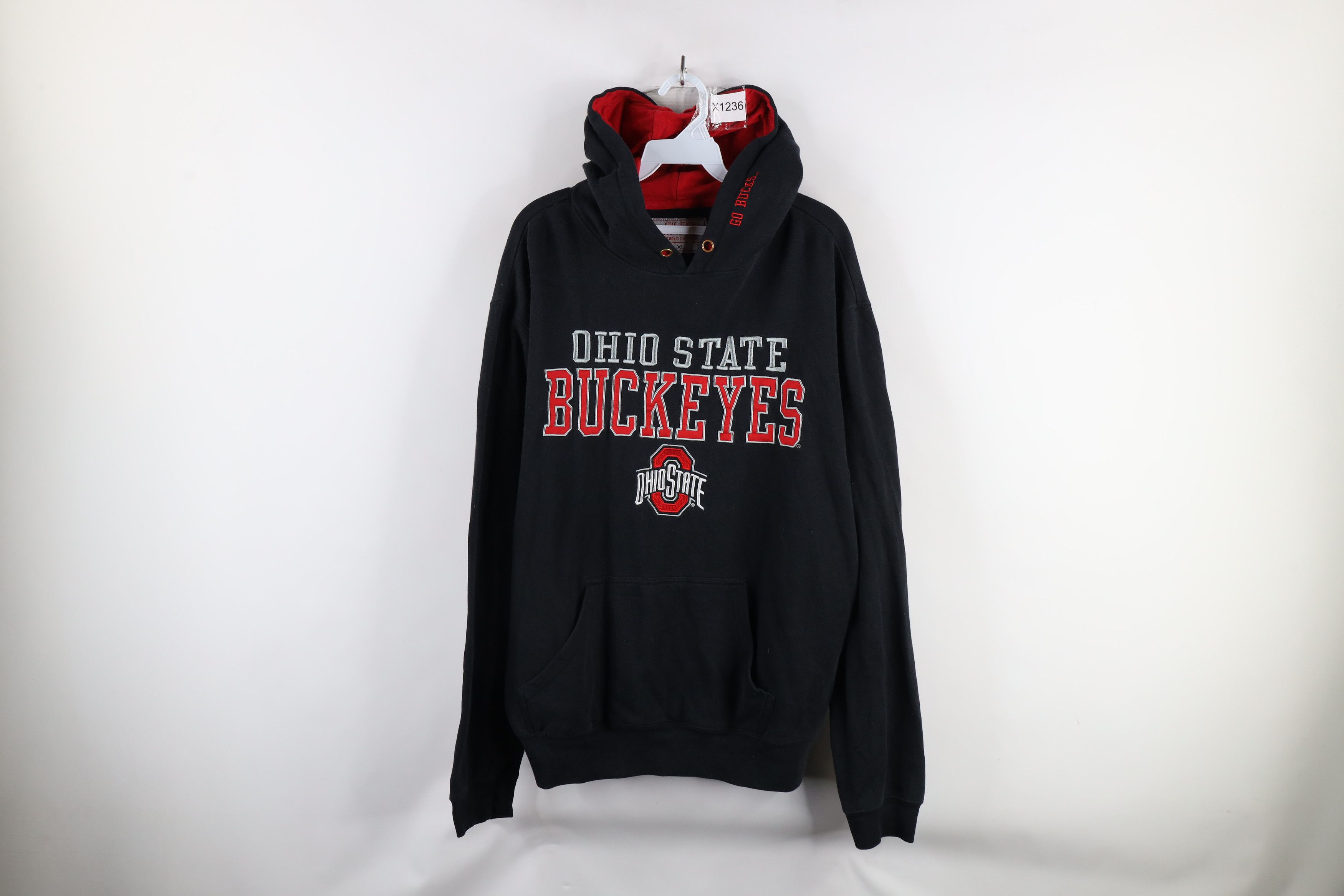 Vintage Vintage Out Ohio State University Hoodie Sweatshirt Black Size US XL / EU 56 / 4 - 1 Thumbnail