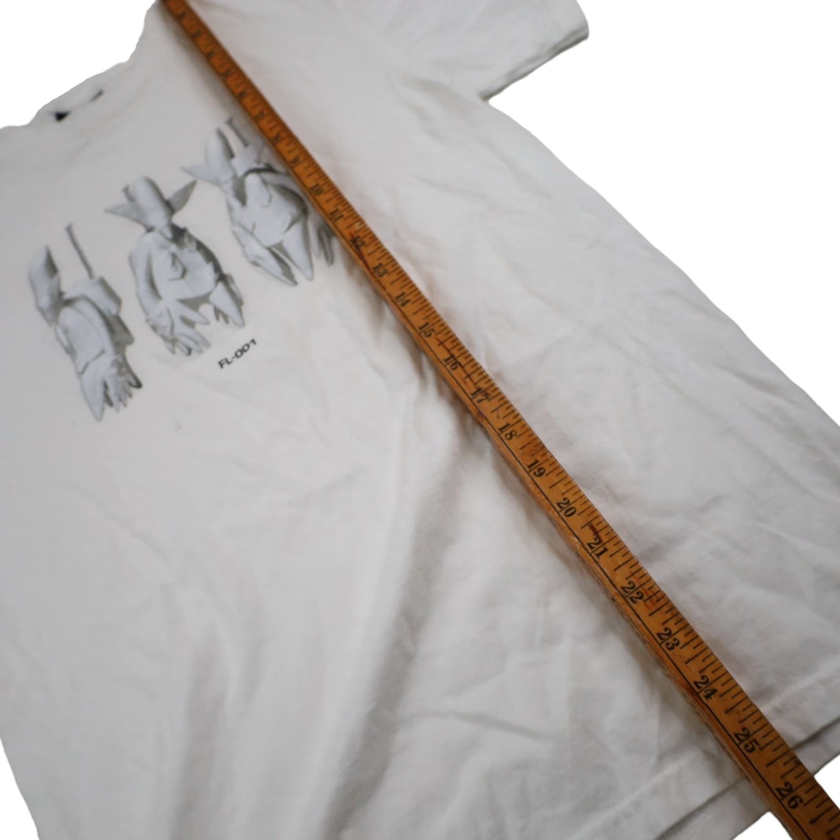 Vintage Futura Laboratories FL-001 Mens Small Graphic T Shirt White Size US S / EU 44-46 / 1 - 7 Thumbnail