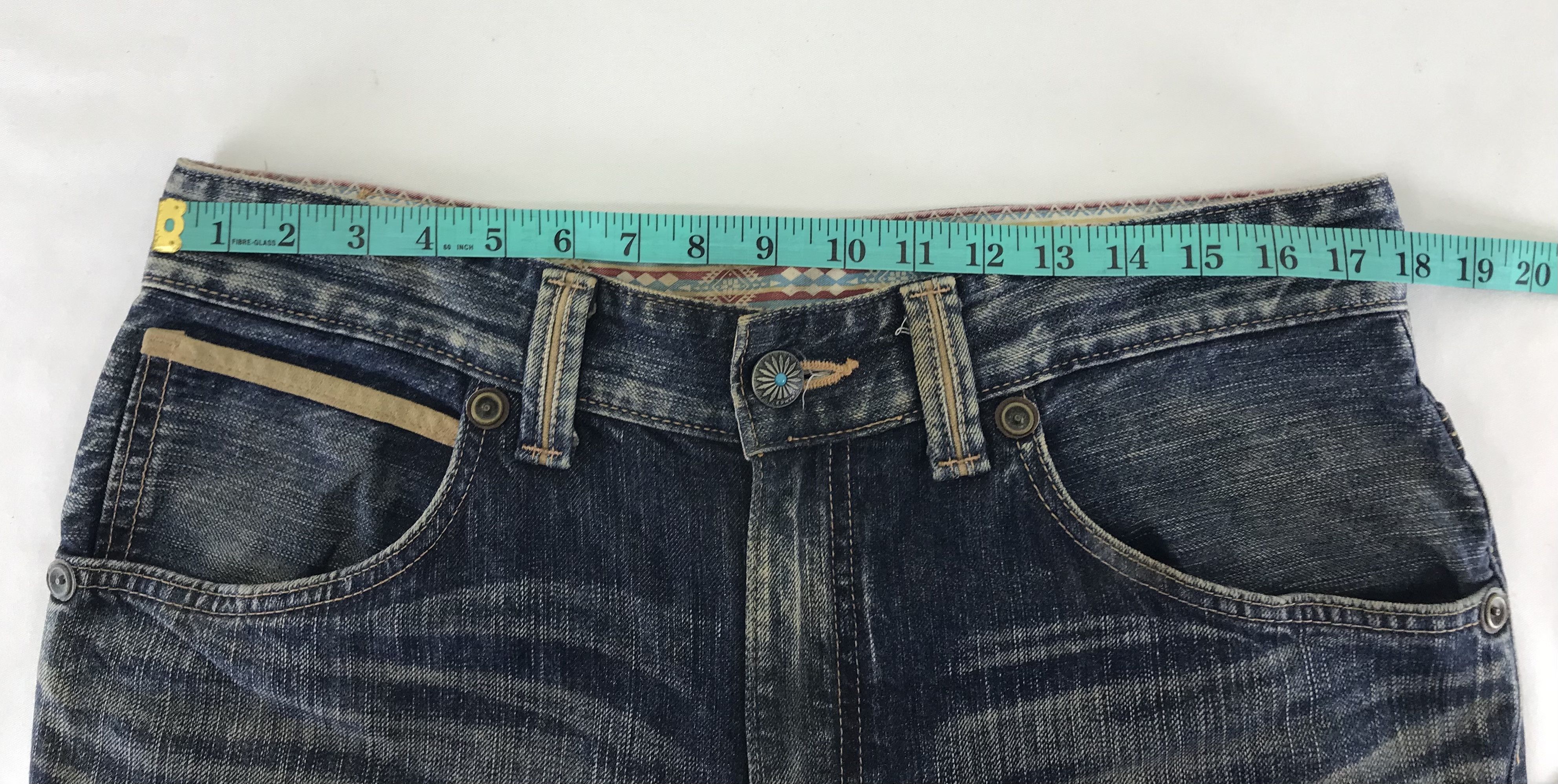 Edwin Vintage Edwin XV Faded Blue Flare Jeans Size US 34 / EU 50 - 13 Thumbnail