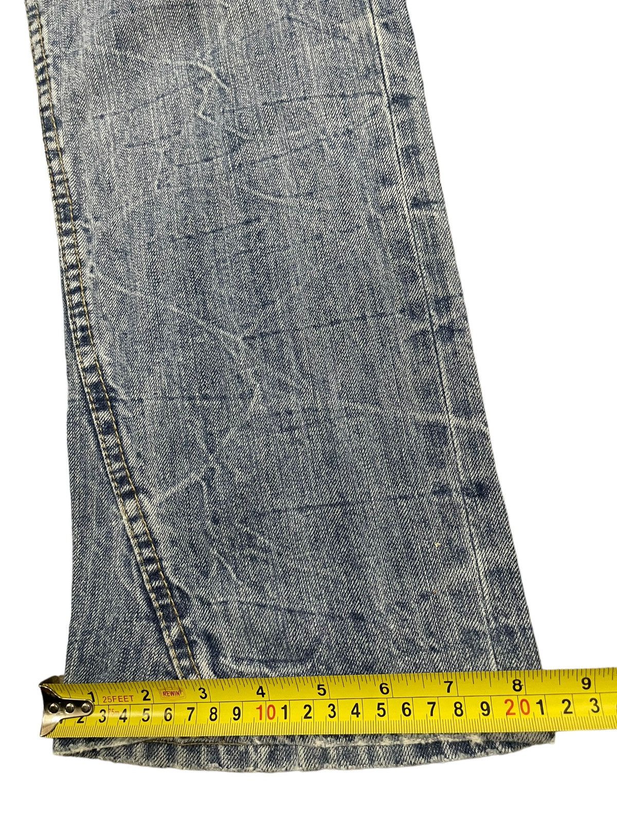 14th Addiction Vintage Japanese Brand Blue Wash Style Baggy Jeans Size US 32 / EU 48 - 14 Thumbnail