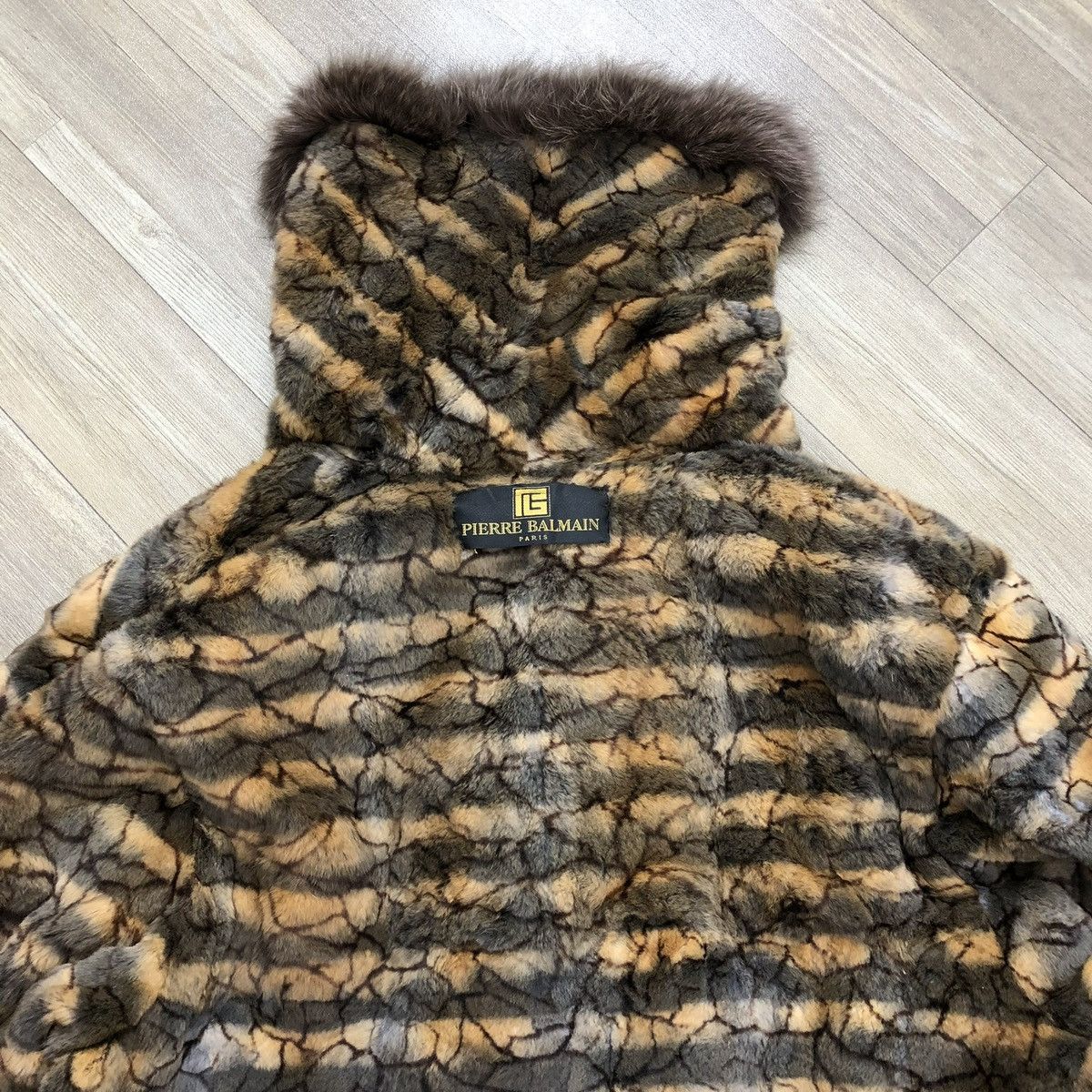 Pierre Balmain Vintage Pierre Balmain Leopard Sheared Mink Fur Reversible Size US M / EU 48-50 / 2 - 9 Thumbnail