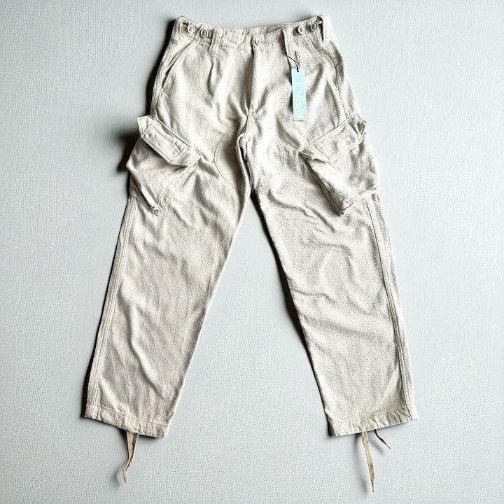 Cav Empt 2022AW C.E Cav Empt Heavy Flannel Combat Pants Beige L Size US 32 / EU 48 - 1 Thumbnail