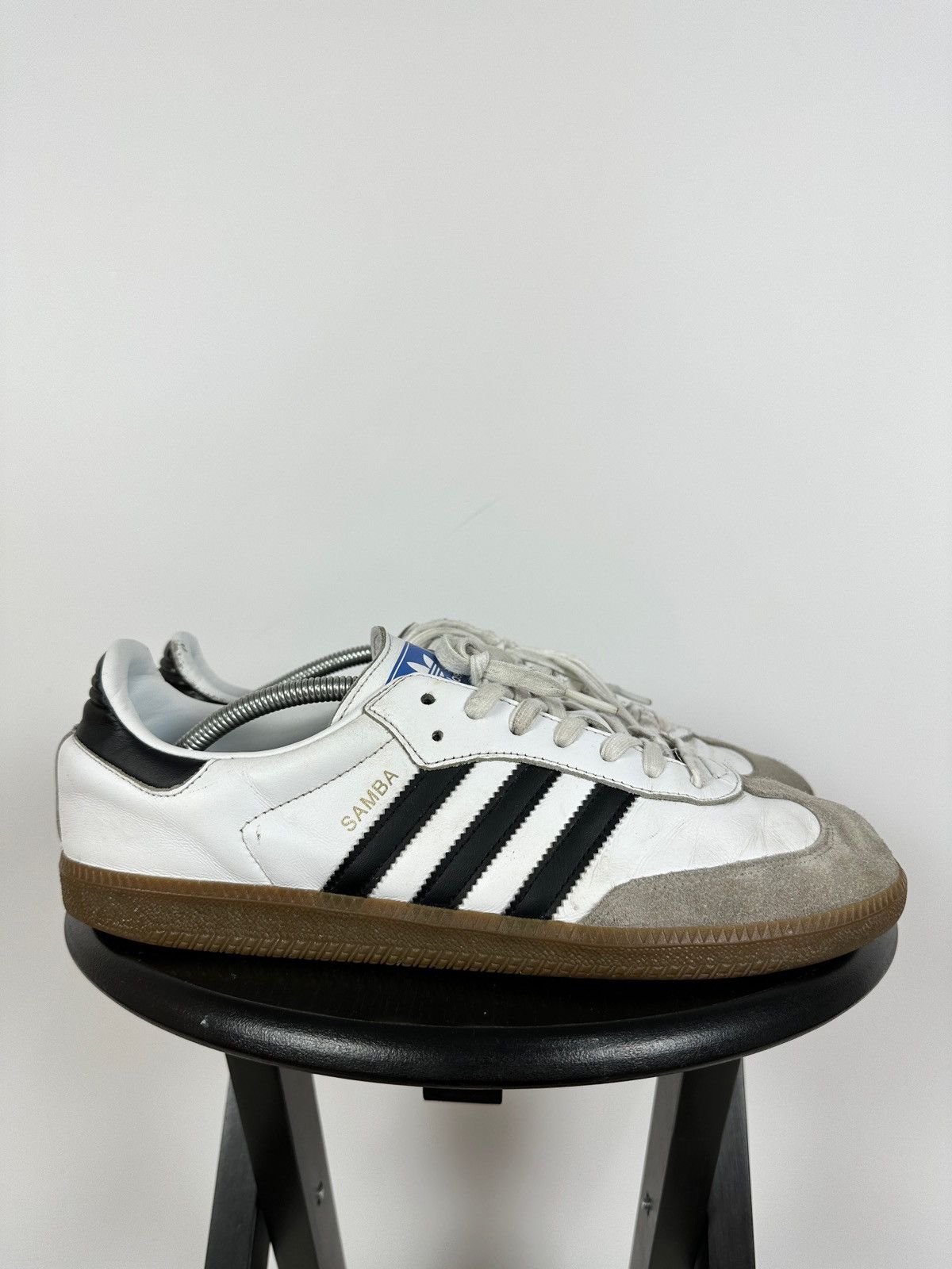 Adidas Vintage Adidas Samba Leather Low Top Sneakers Size US 13 / EU 46 - 1 Thumbnail