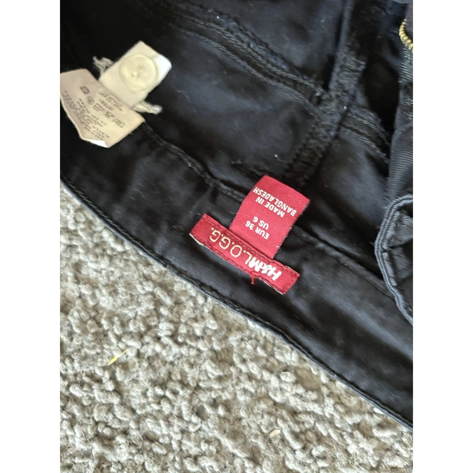 H&M H&M Pants Women 6 Black Capri Mid Rise 22" Inseam 5-Pocket Cotton Crop Beach Womens Size 28" / US 6 / IT 42 - 5 Thumbnail
