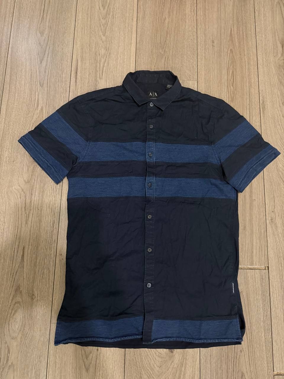 Armani Luxury Armani Jeans shirt mens short sleeve button up M Size US M / EU 48-50 / 2 - 1 Thumbnail